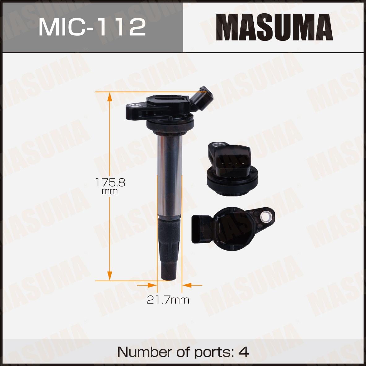 Катушки зажигания MASUMA MIC-112