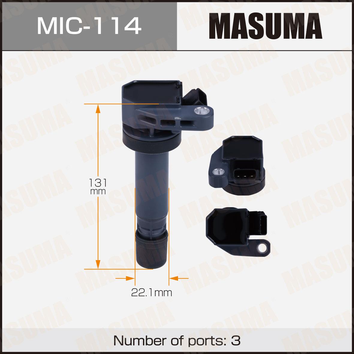 Катушки зажигания MASUMA MIC-114