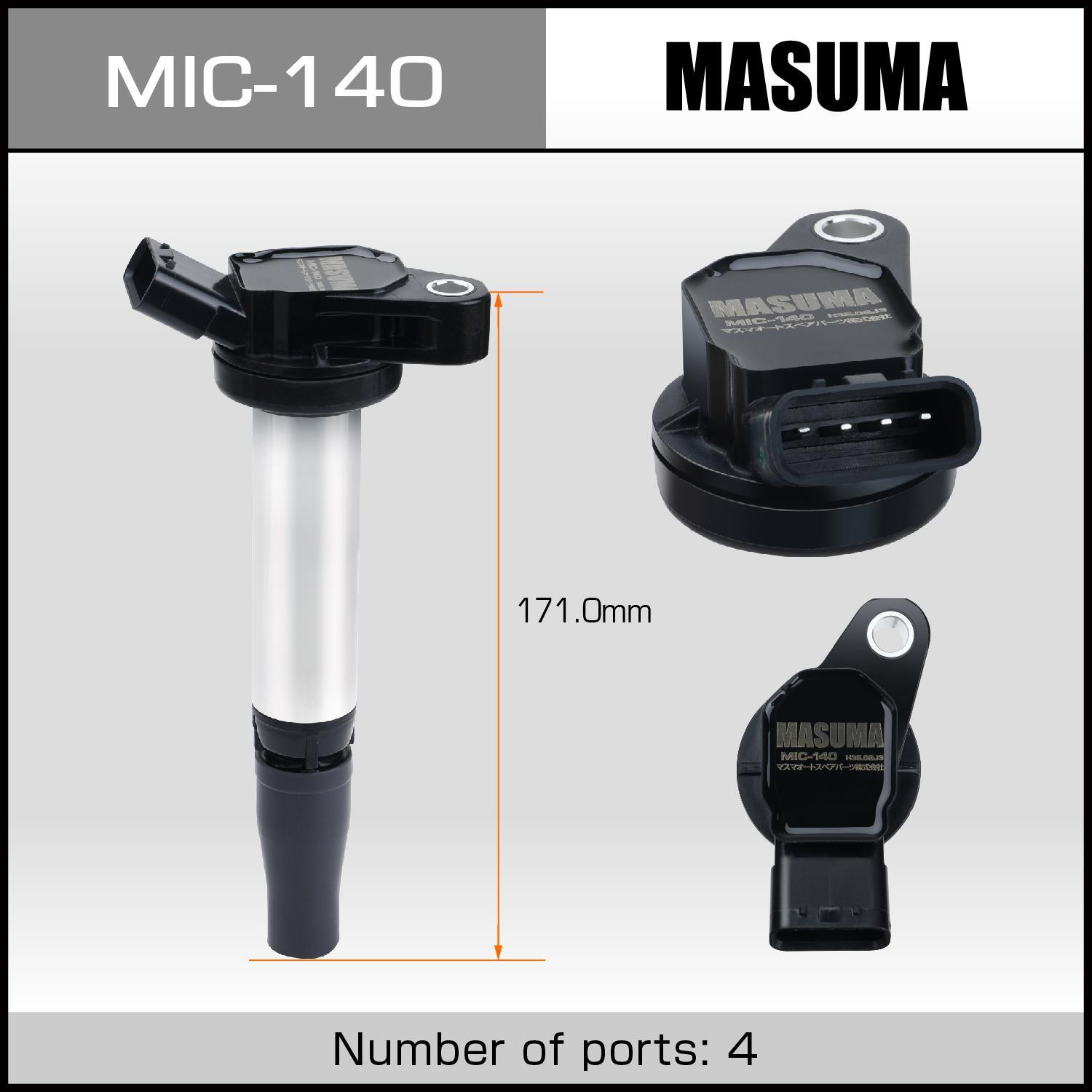 Катушки зажигания MASUMA MIC-140