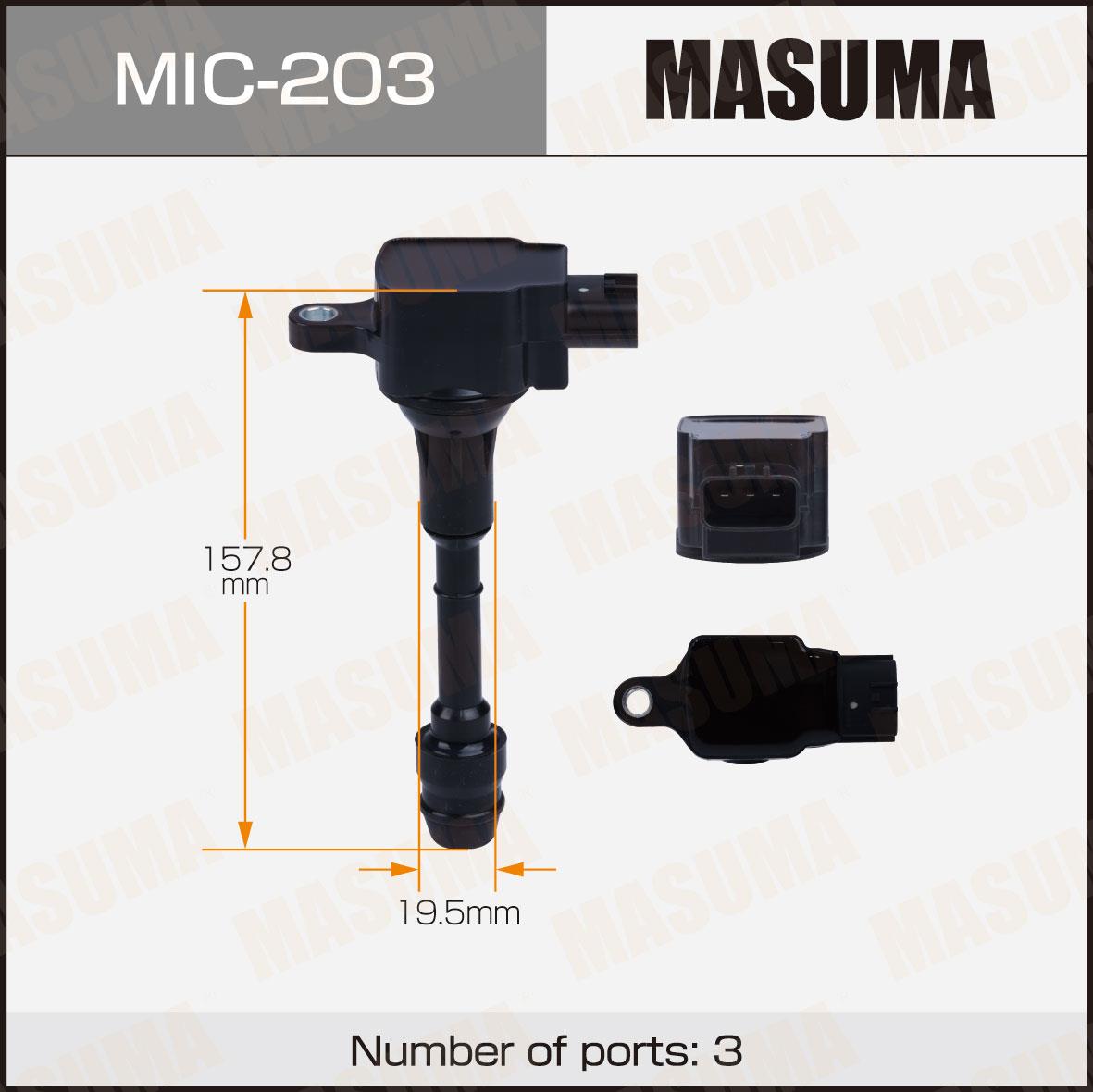 Катушки зажигания MASUMA MIC-203
