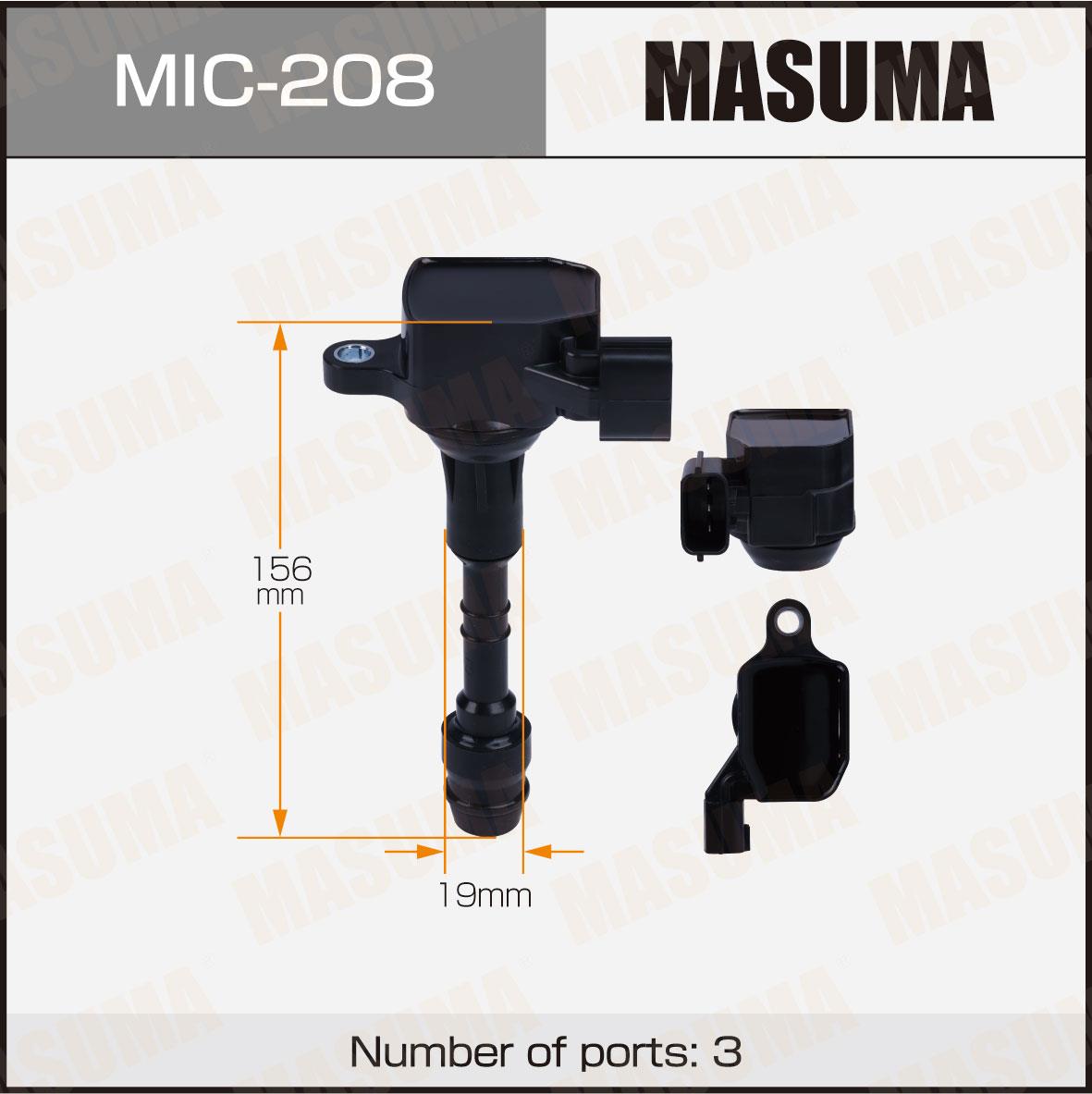 Катушки зажигания MASUMA MIC-208
