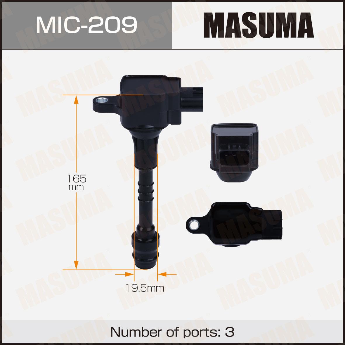 Катушки зажигания MASUMA MIC-209