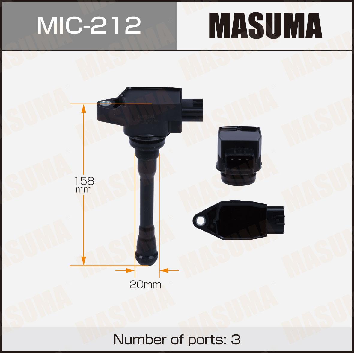 Катушки зажигания MASUMA MIC-212
