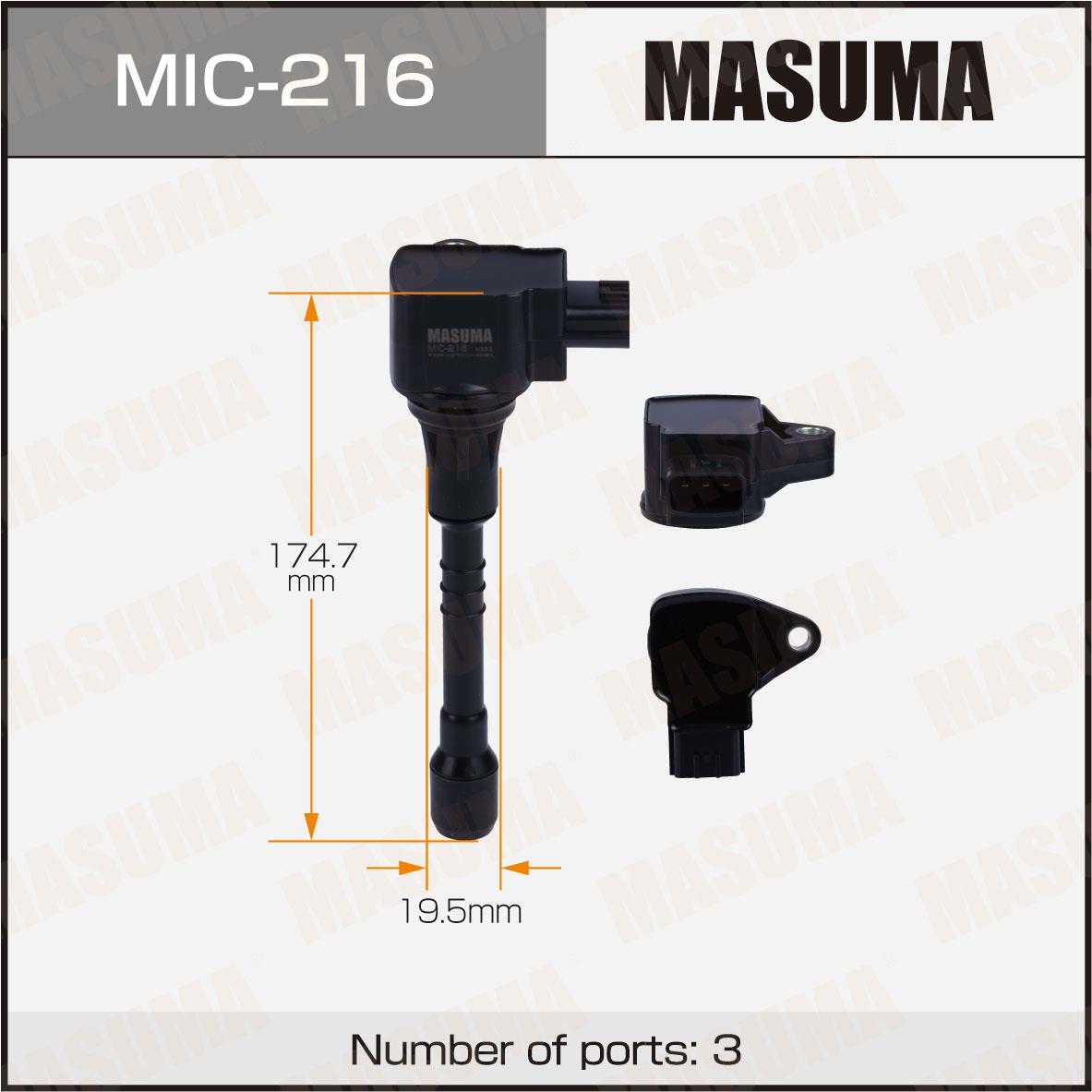 Катушки зажигания MASUMA MIC-216