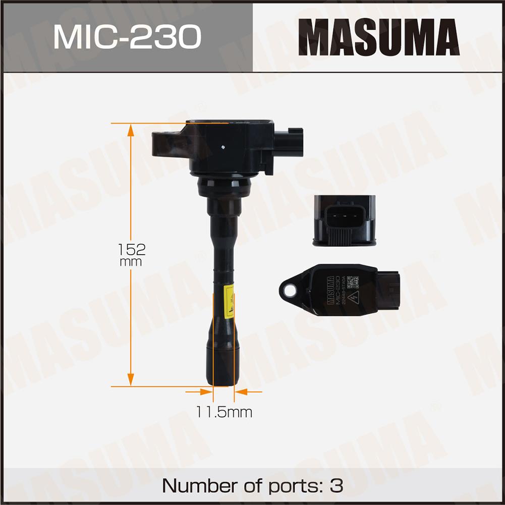 Катушки зажигания MASUMA MIC-230