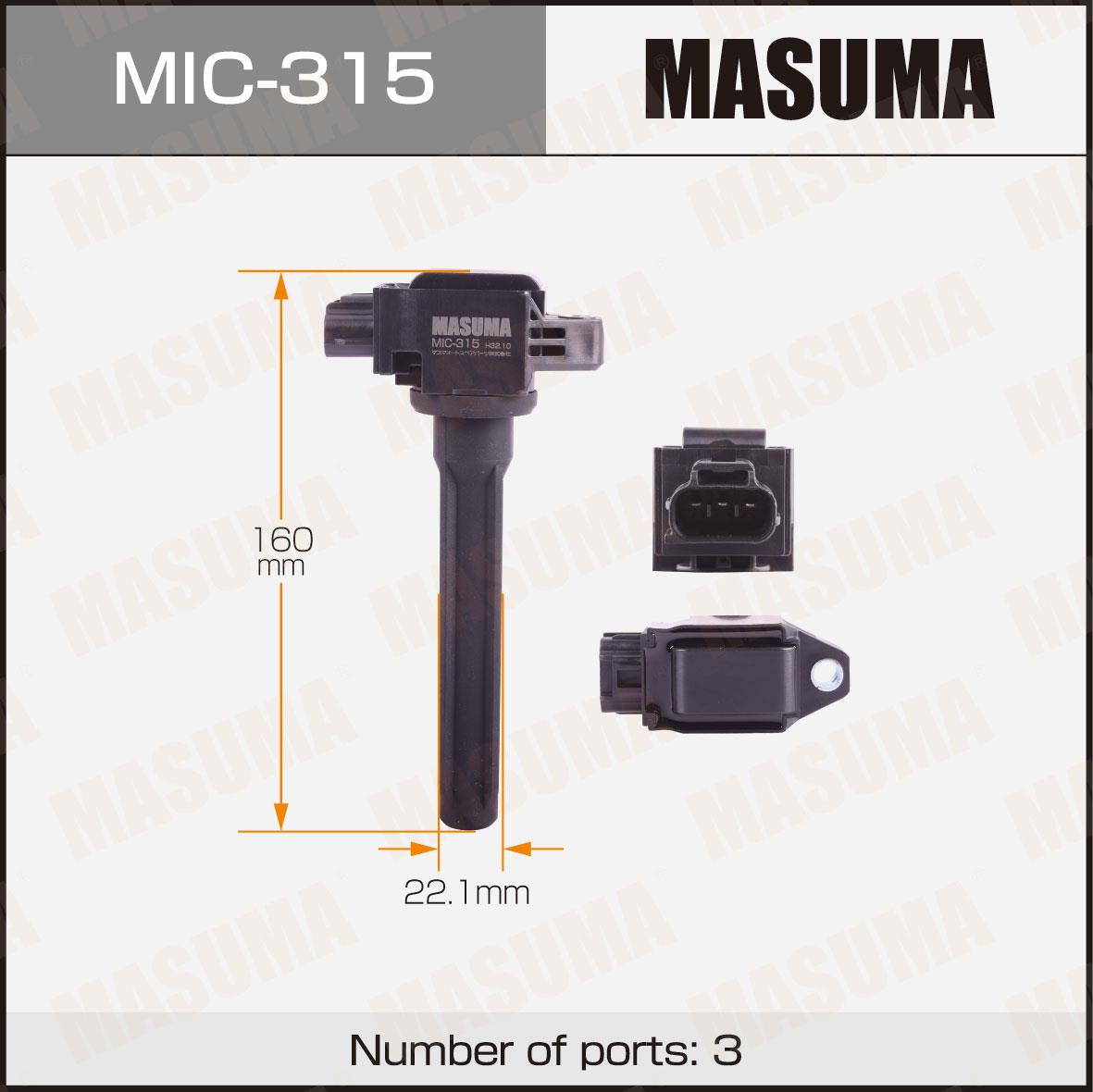 Катушки зажигания MASUMA MIC-315