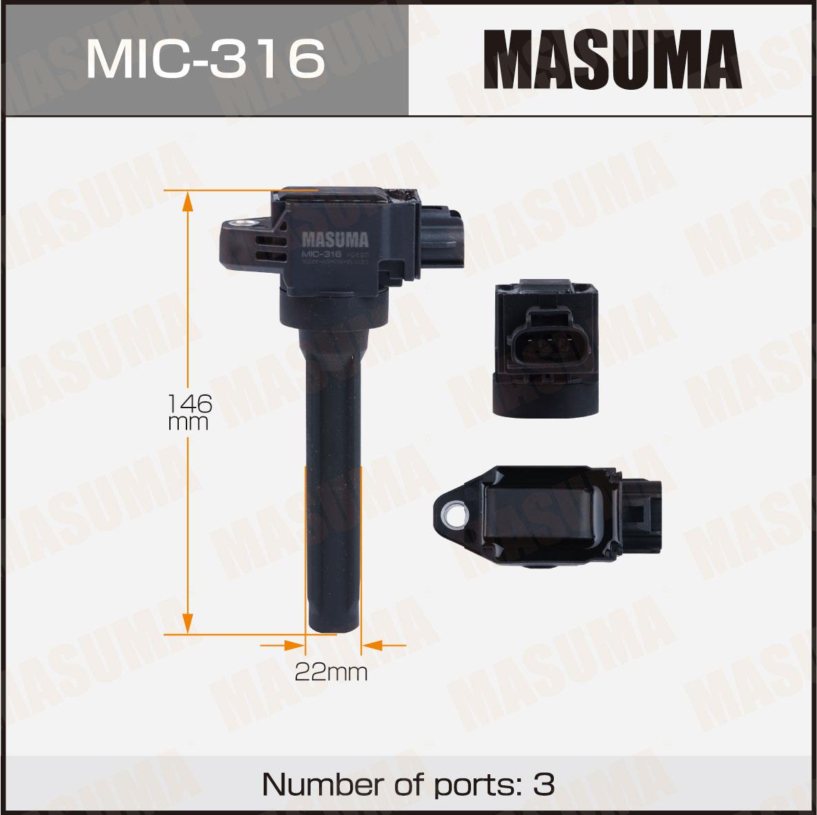 Катушки зажигания MASUMA MIC-316