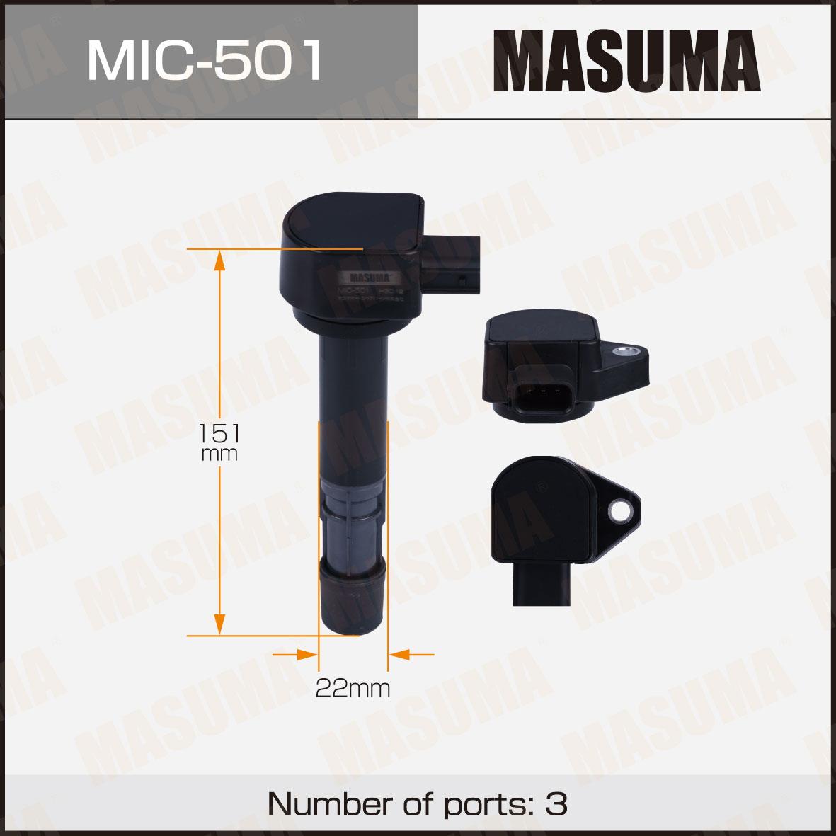 Катушки зажигания MASUMA MIC-501