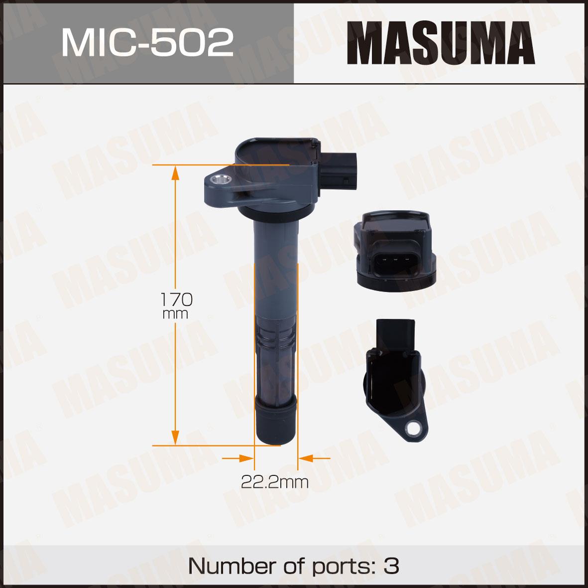 Катушки зажигания MASUMA MIC-502