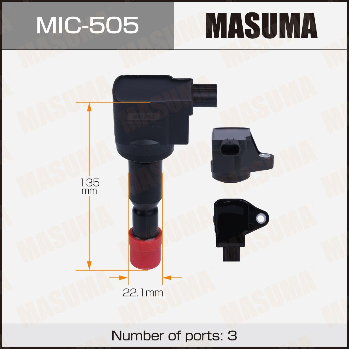 Катушки зажигания MASUMA MIC-505