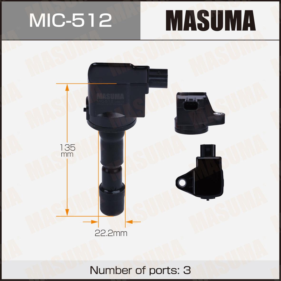 Катушки зажигания MASUMA MIC-512