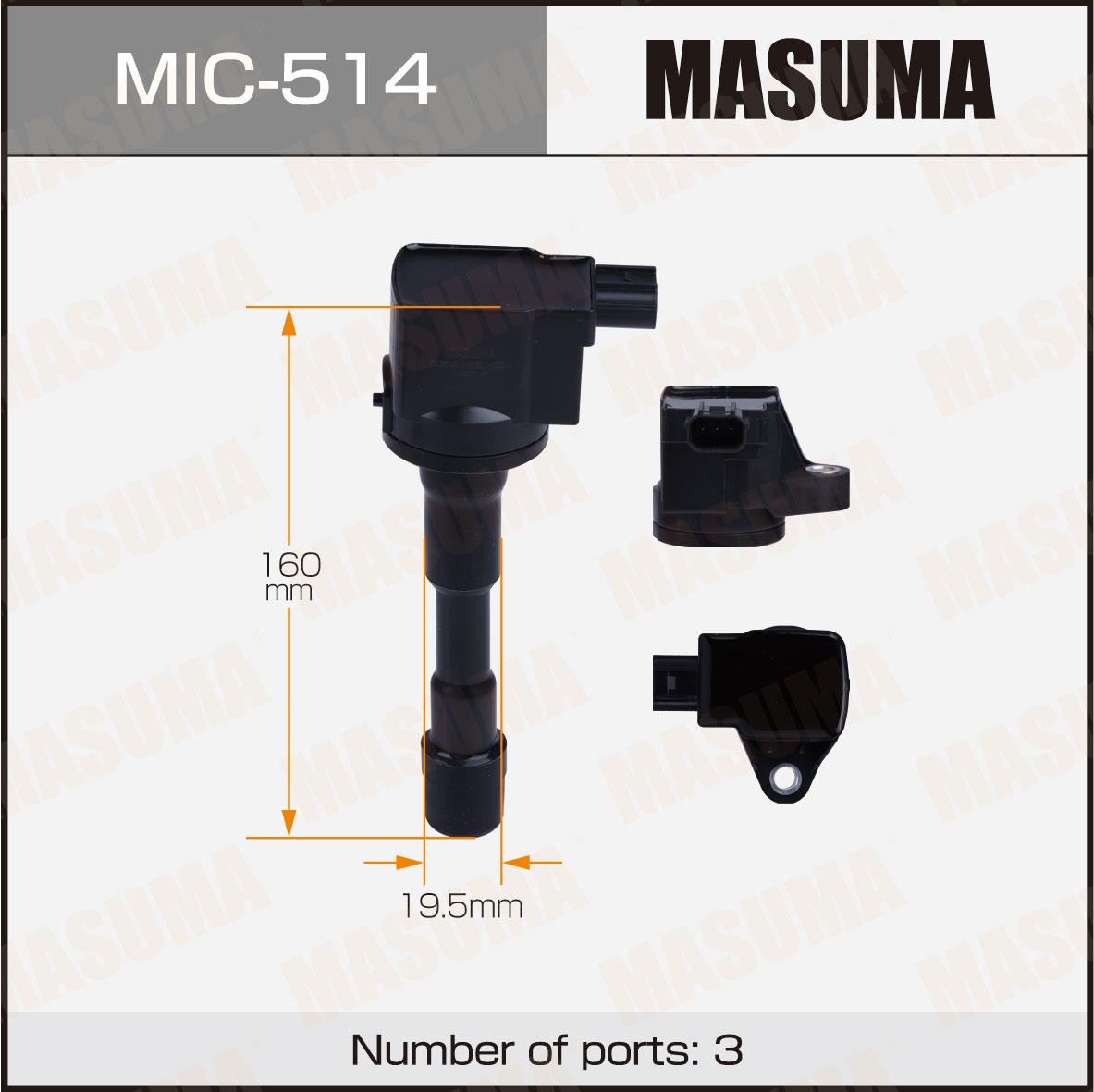 Катушки зажигания MASUMA MIC-514
