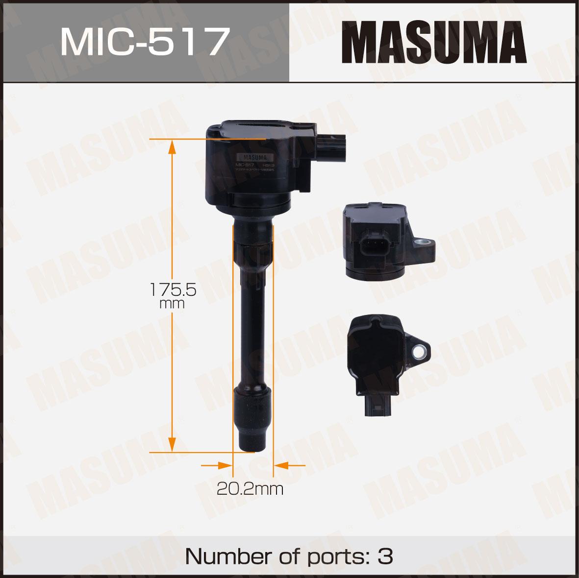 Катушки зажигания MASUMA MIC-517
