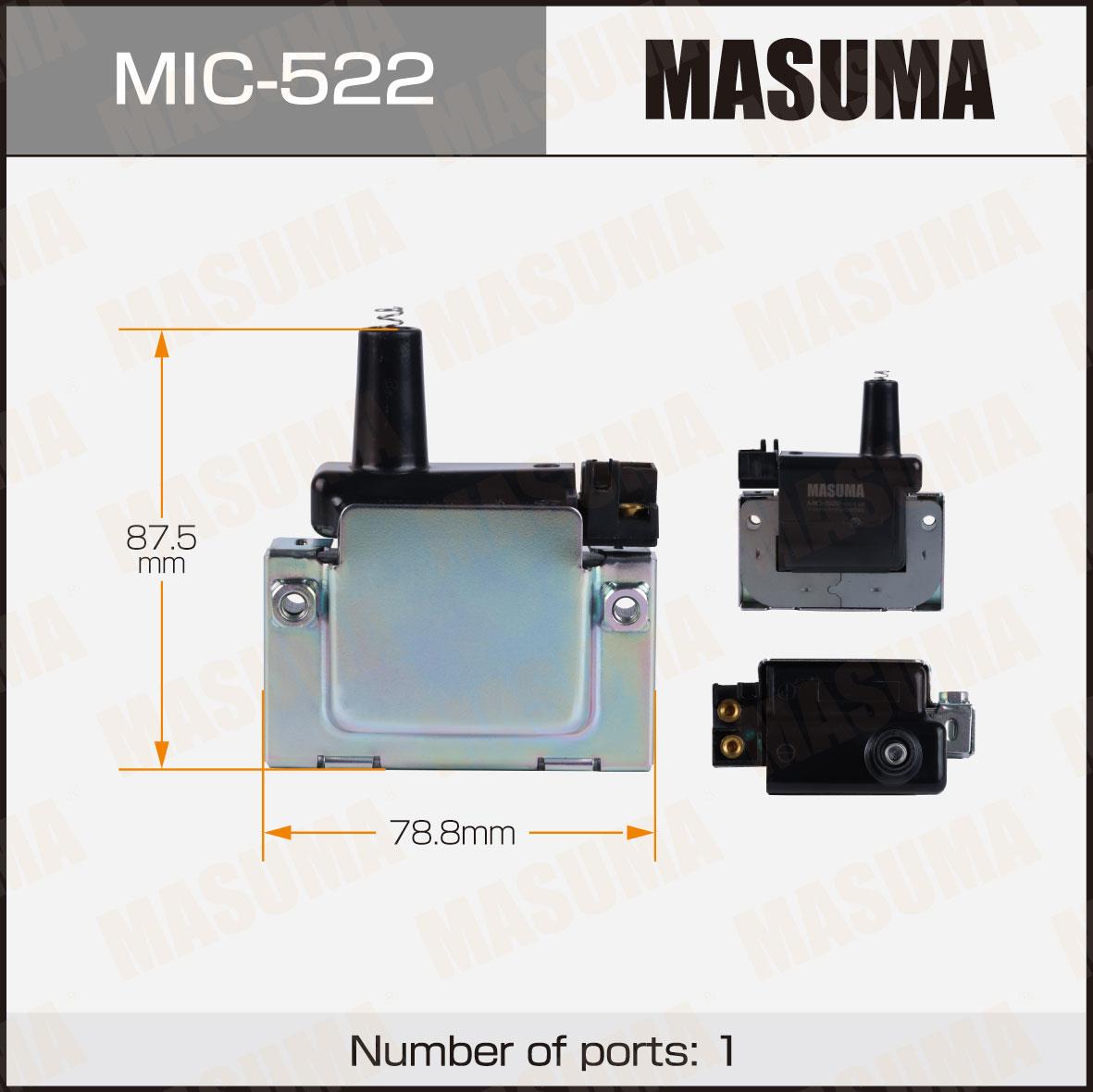 Катушки зажигания MASUMA MIC-522