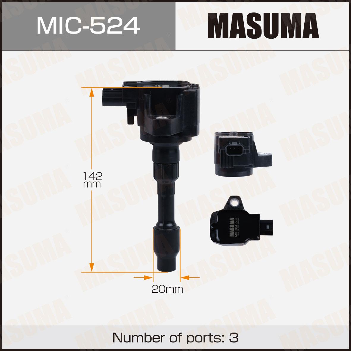 Катушки зажигания MASUMA MIC-524