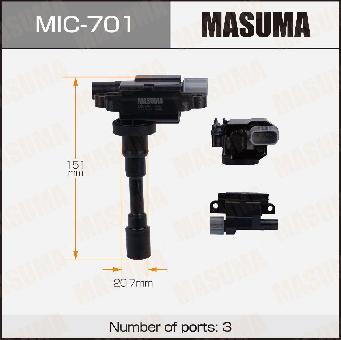 Катушки зажигания MASUMA MIC-701