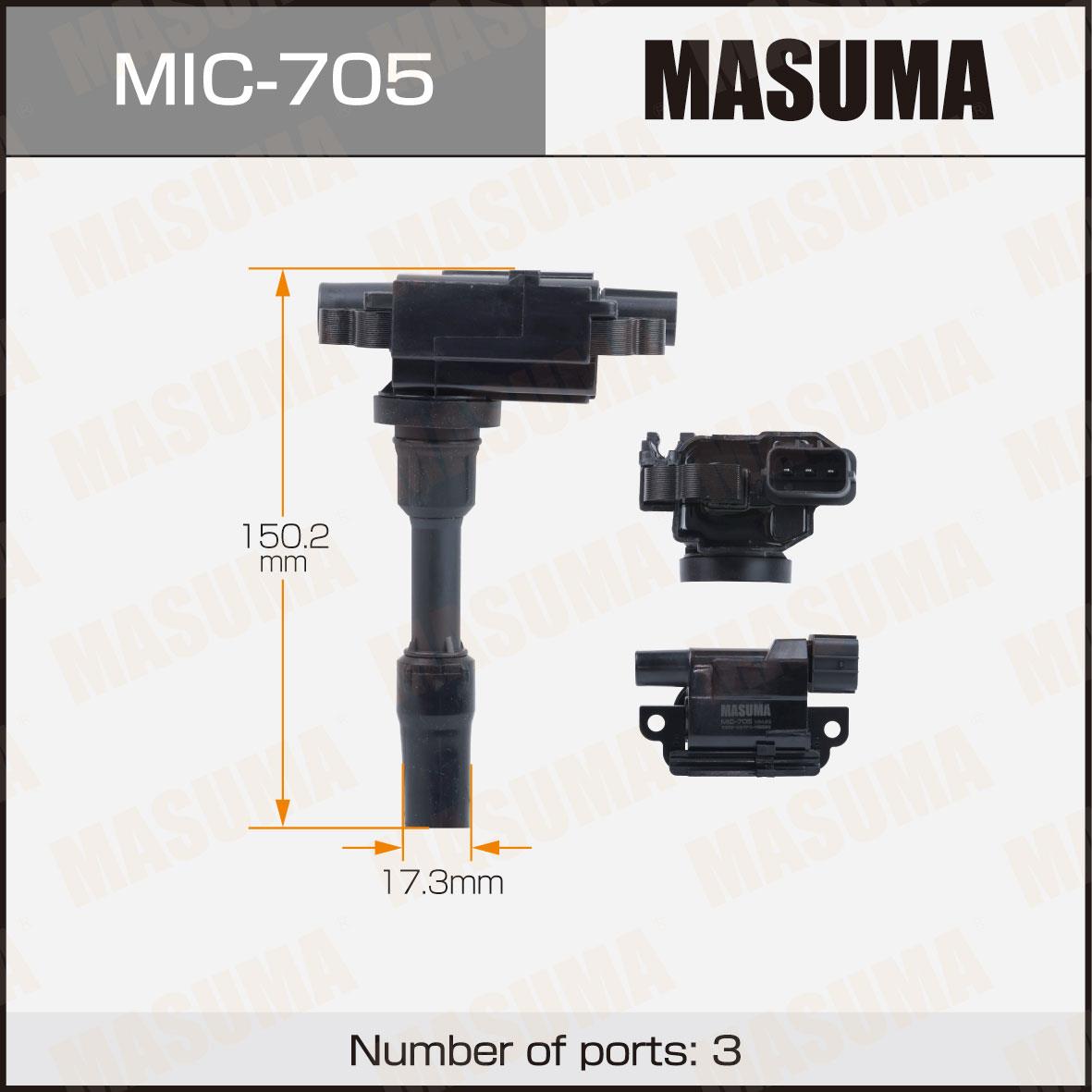 Катушки зажигания MASUMA MIC-705