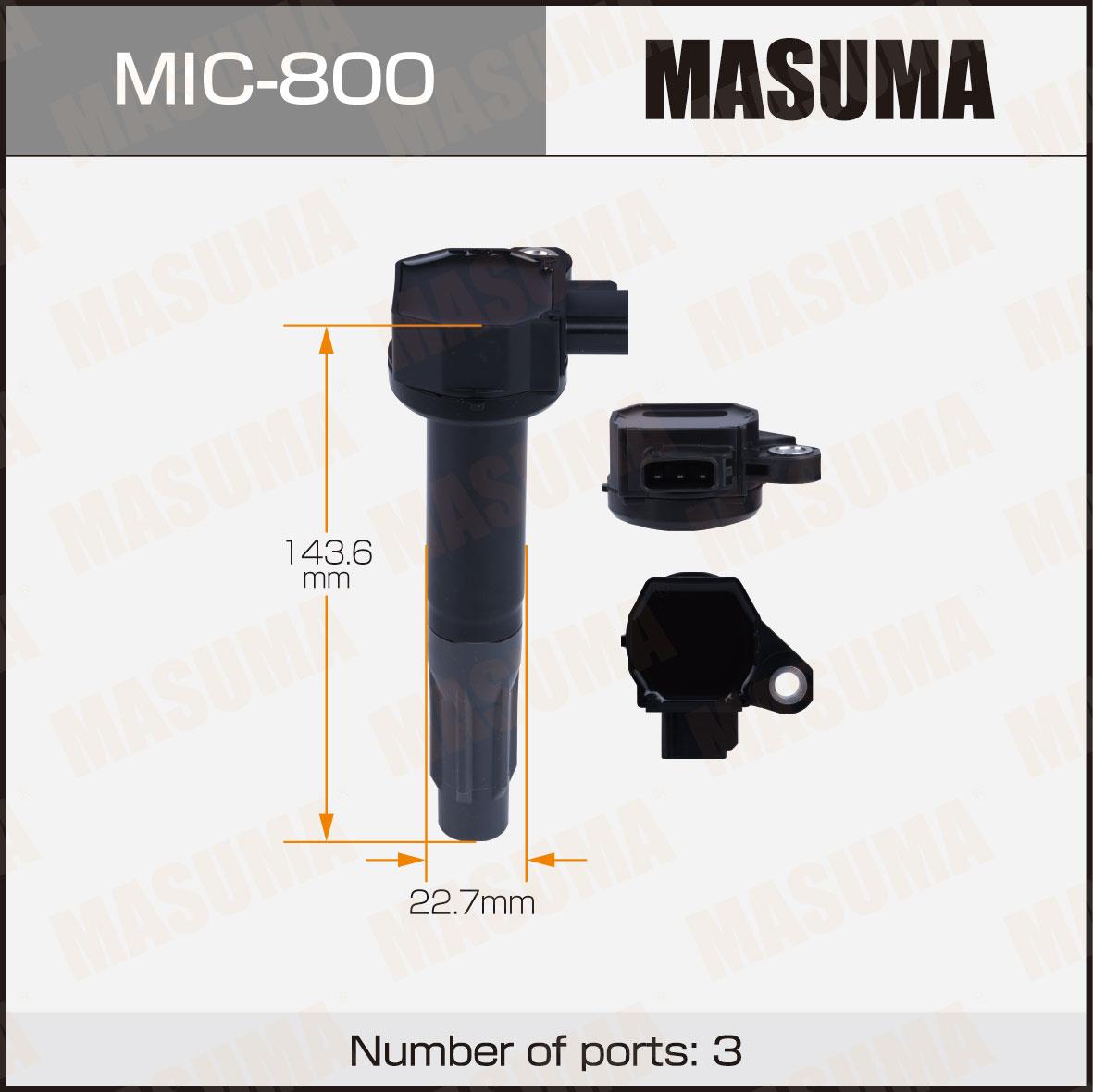 Катушки зажигания MASUMA MIC-800