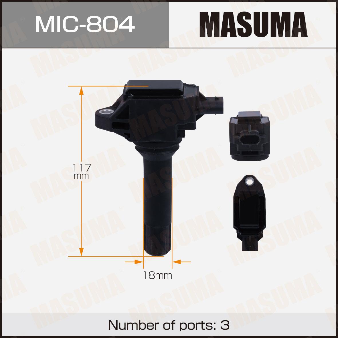 Катушки зажигания MASUMA MIC-804