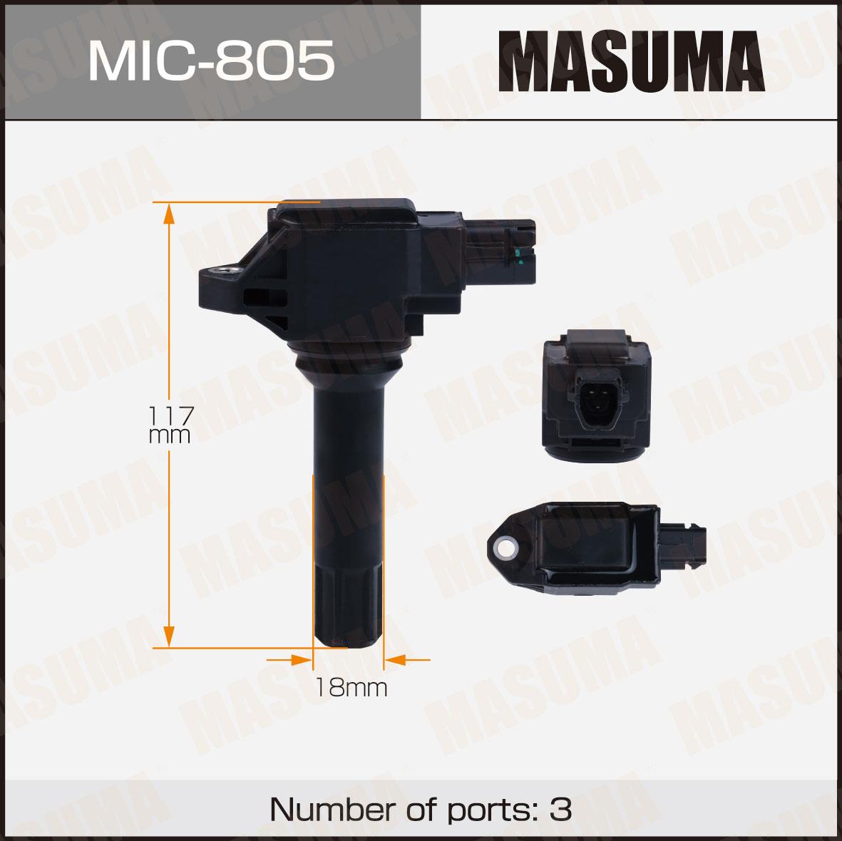 Катушки зажигания MASUMA MIC-805