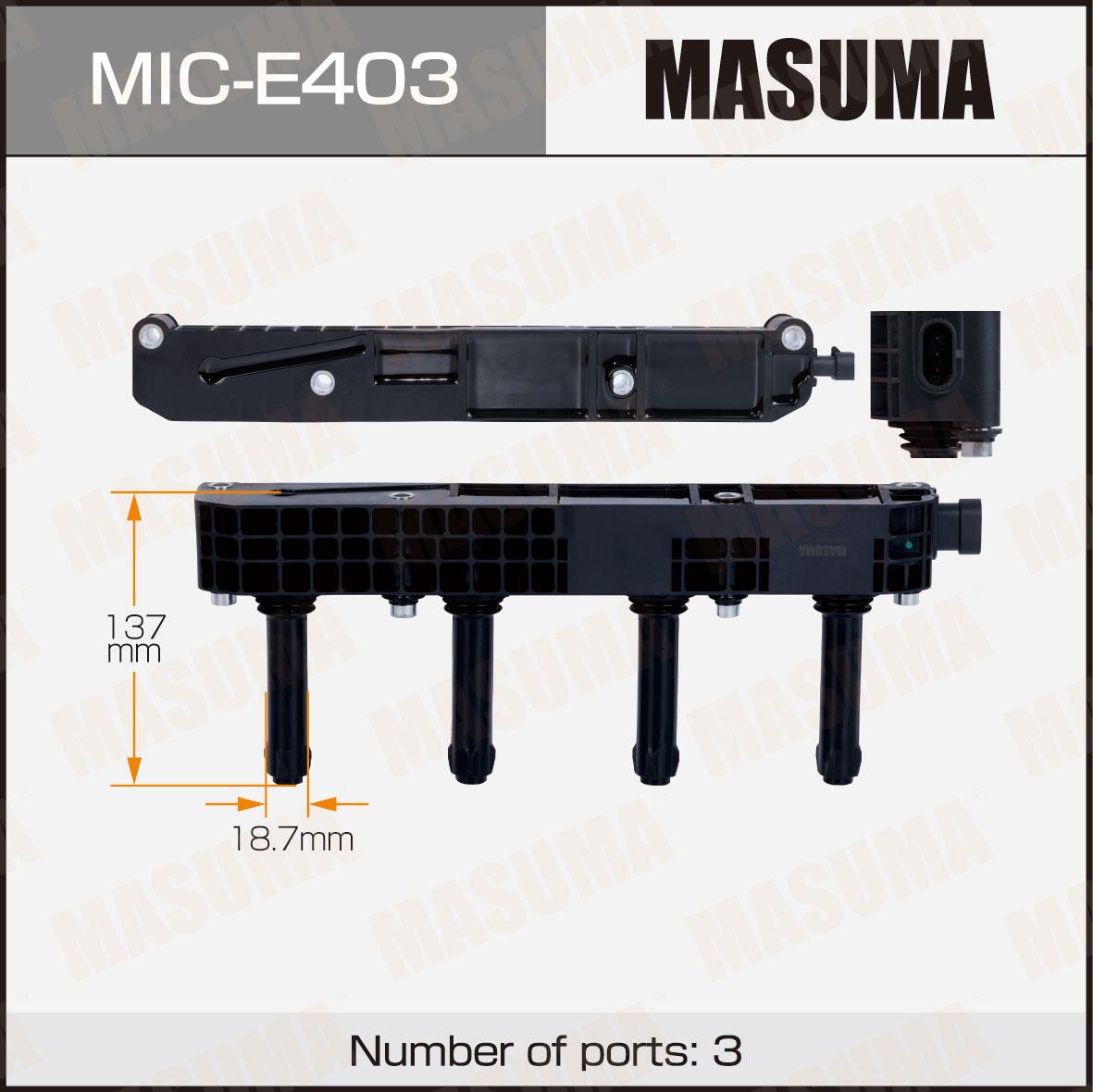Катушки зажигания MASUMA MIC-E403