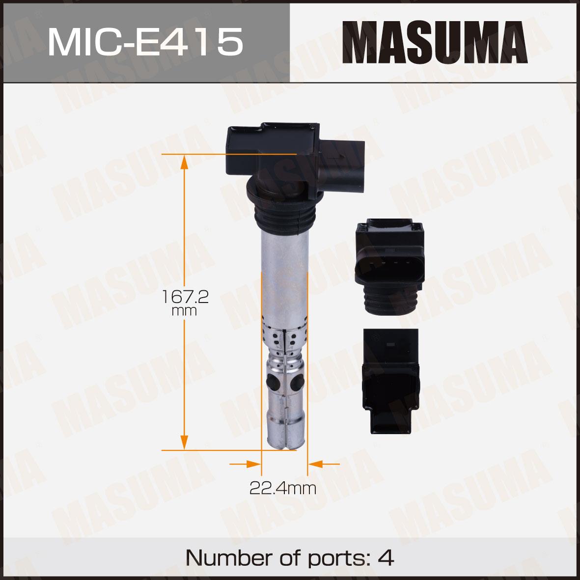Катушки зажигания MASUMA MIC-E415