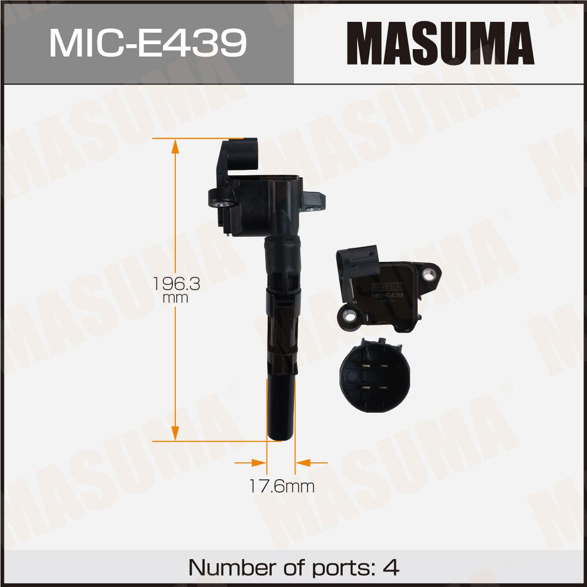 Катушки зажигания MASUMA MIC-E439