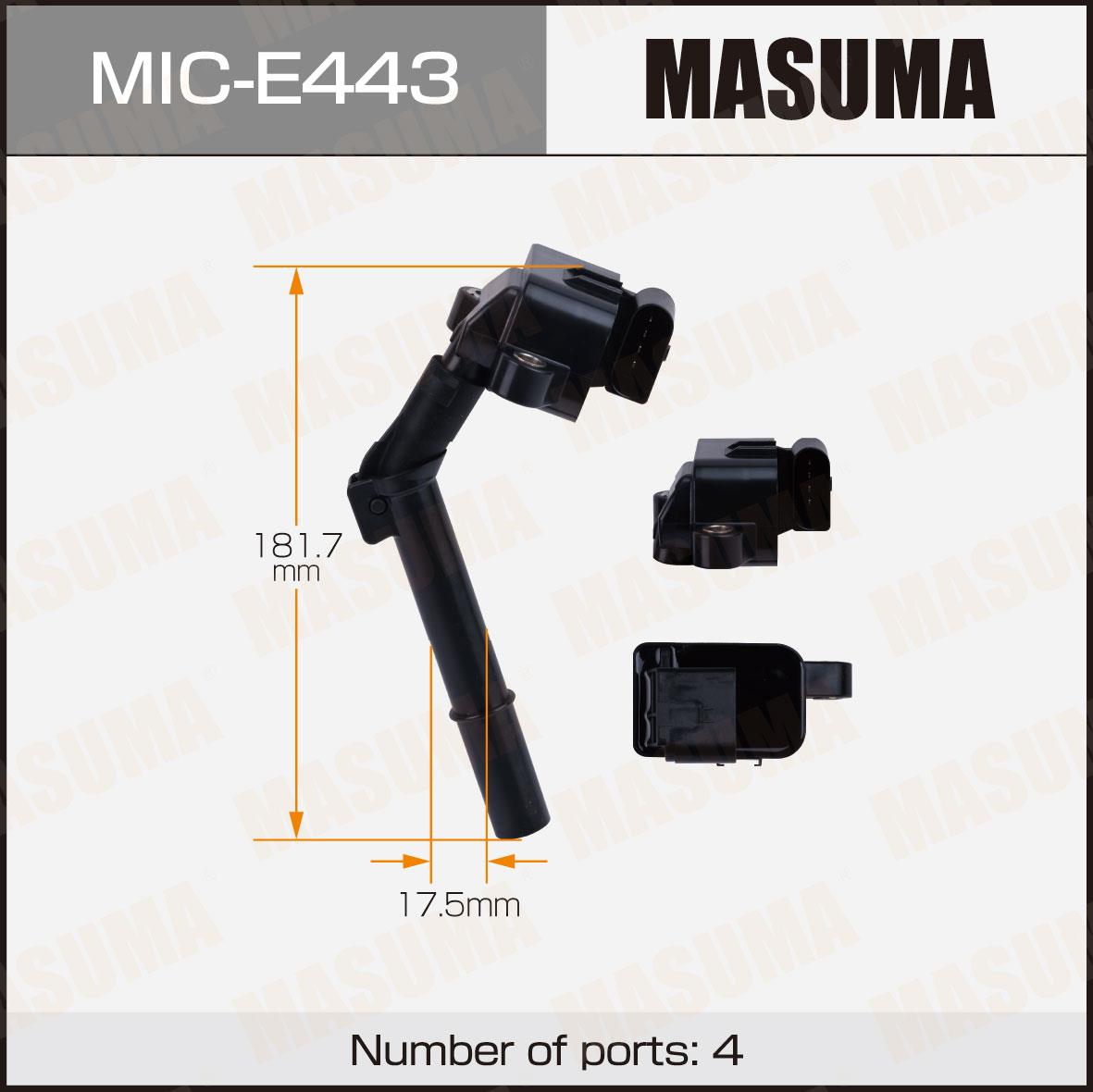 Катушки зажигания MASUMA MIC-E443