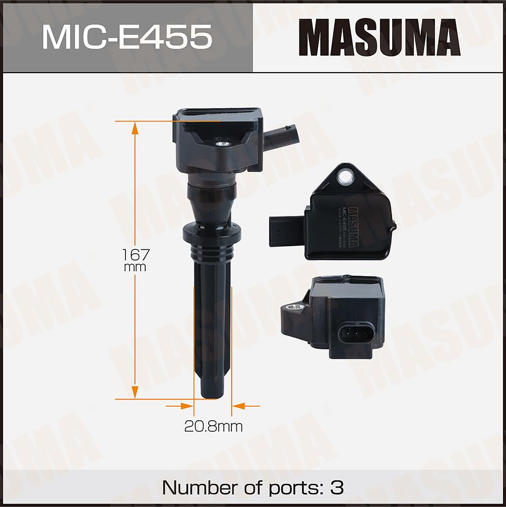 Катушки зажигания MASUMA MIC-E455