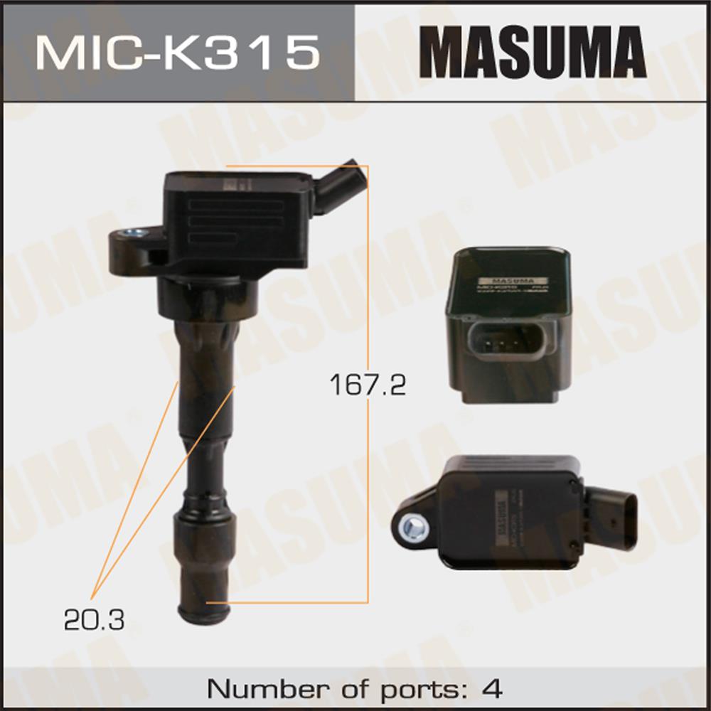 Катушки зажигания MASUMA MIC-K315