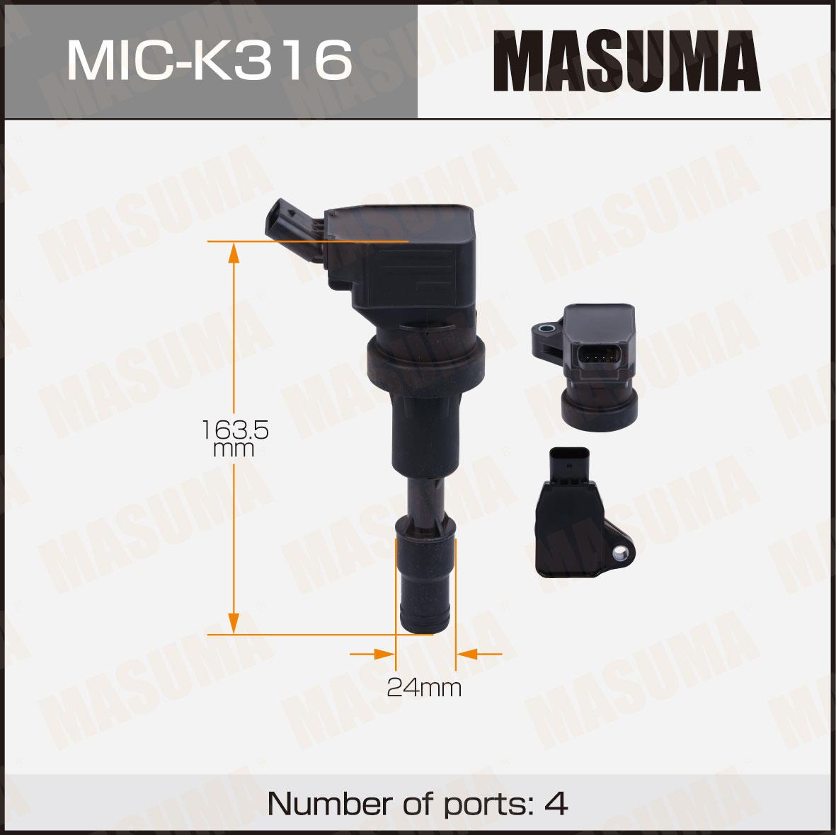 Катушки зажигания MASUMA MIC-K316