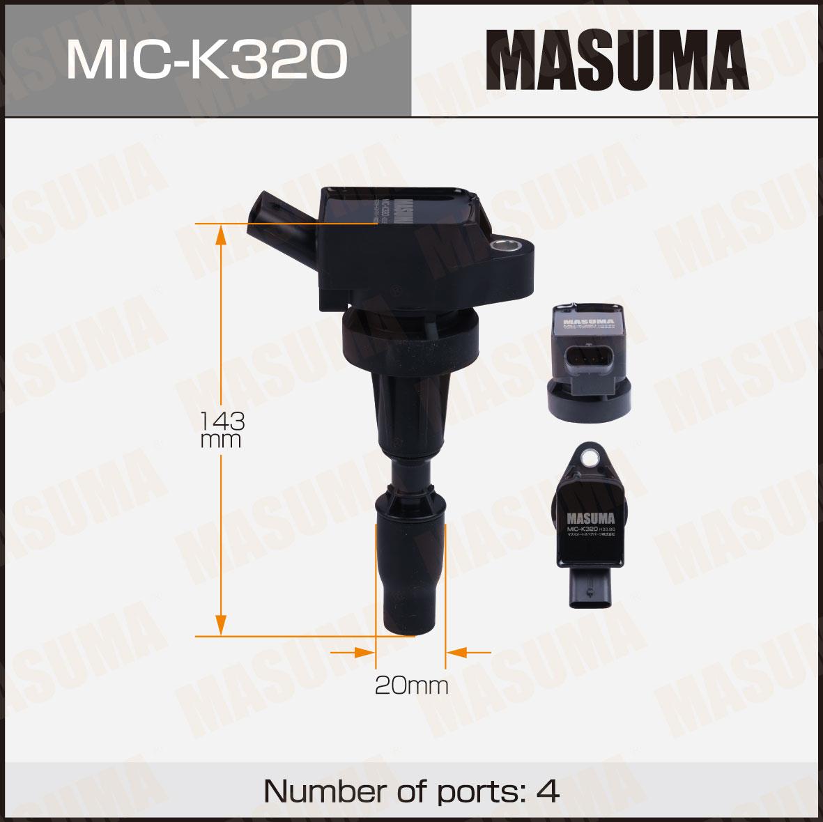 Катушки зажигания MASUMA MIC-K320