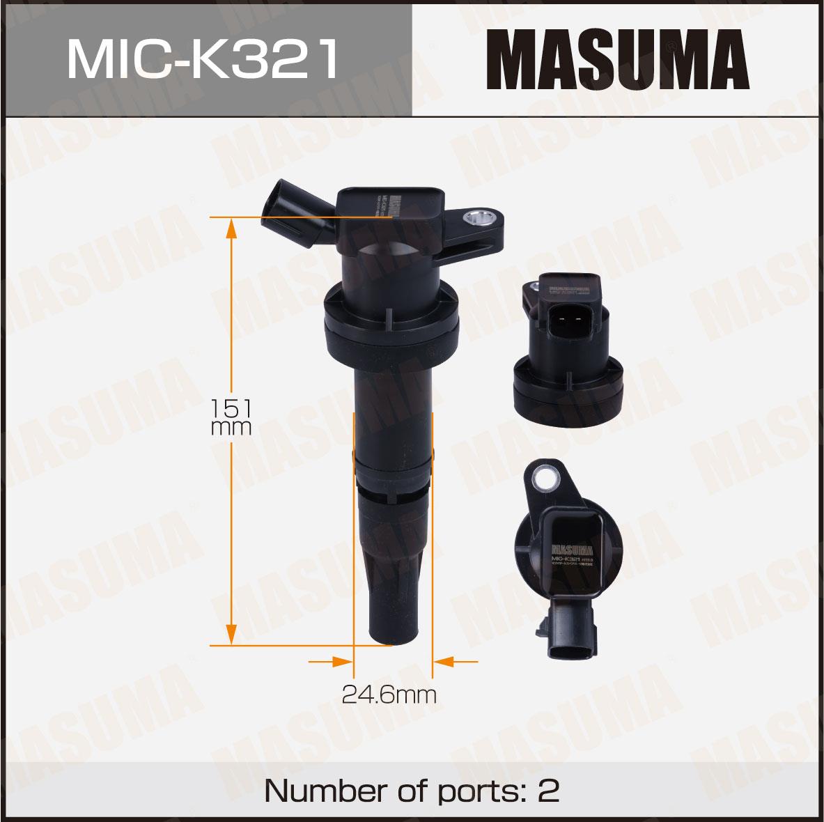 Катушки зажигания MASUMA MIC-K321