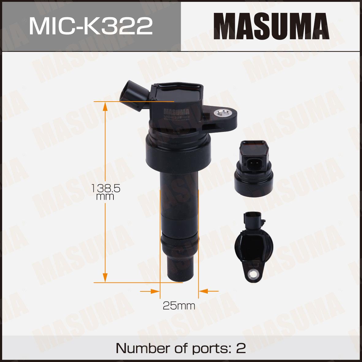 Катушки зажигания MASUMA MIC-K322