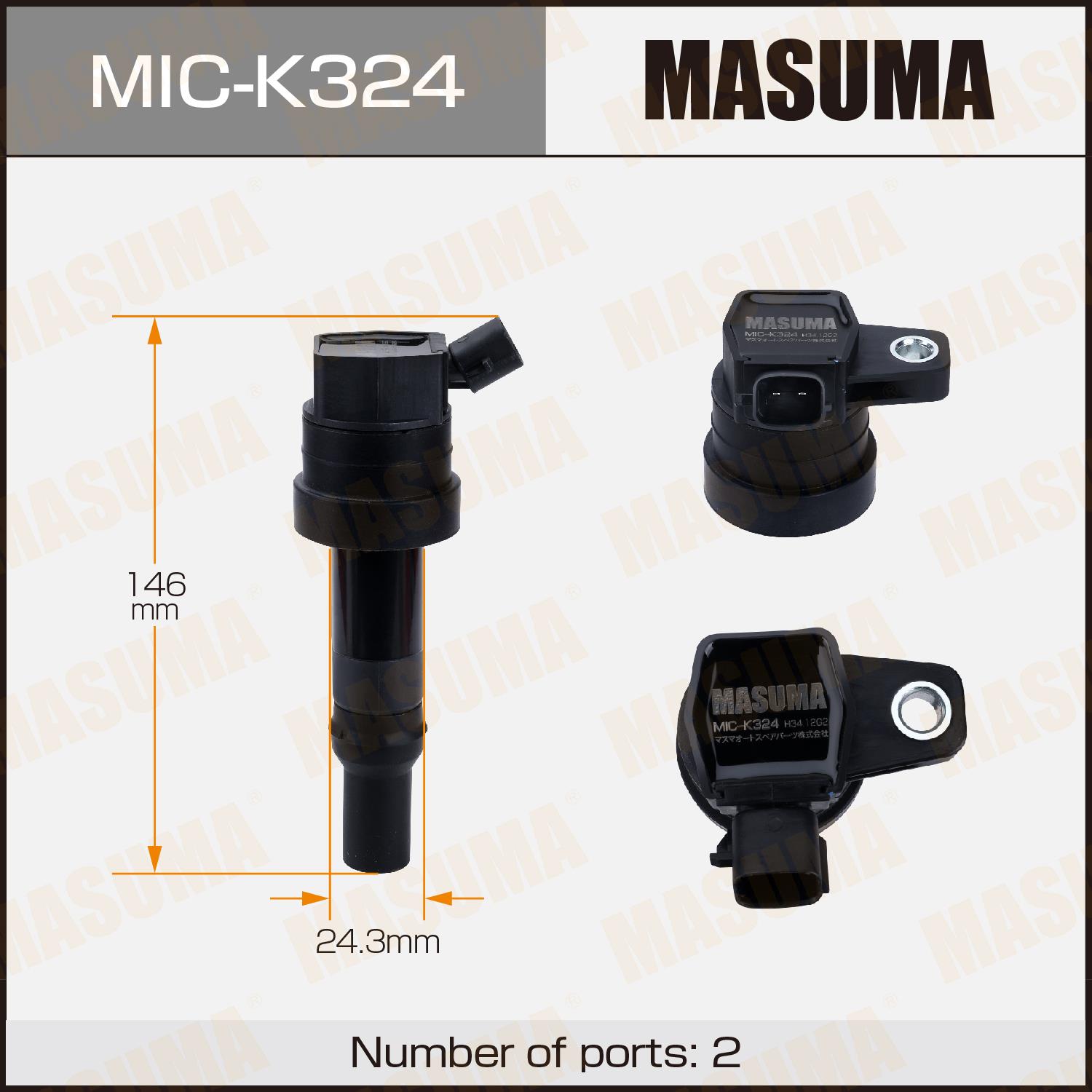 Катушки зажигания MASUMA MIC-K324