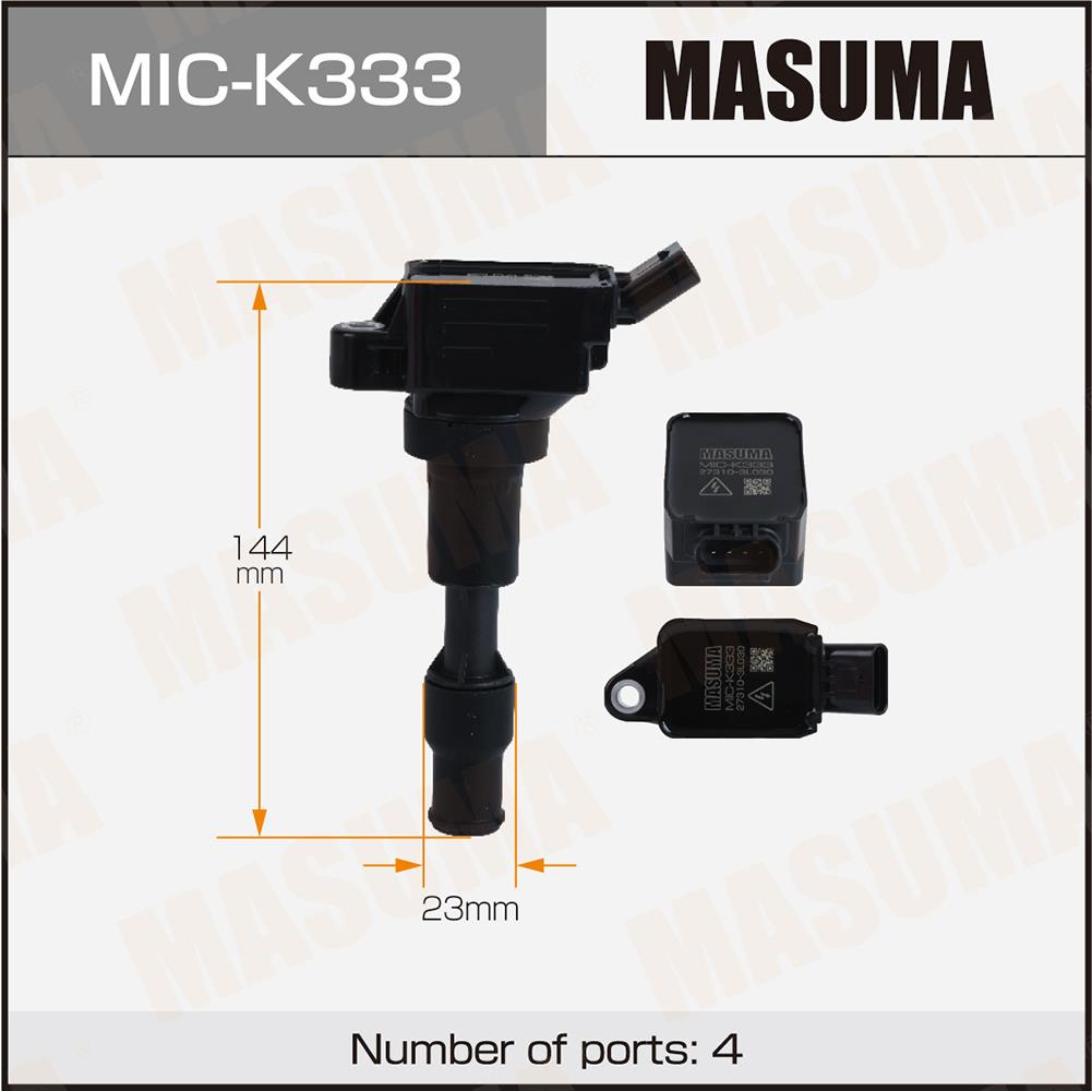 Катушки зажигания MASUMA MIC-K333