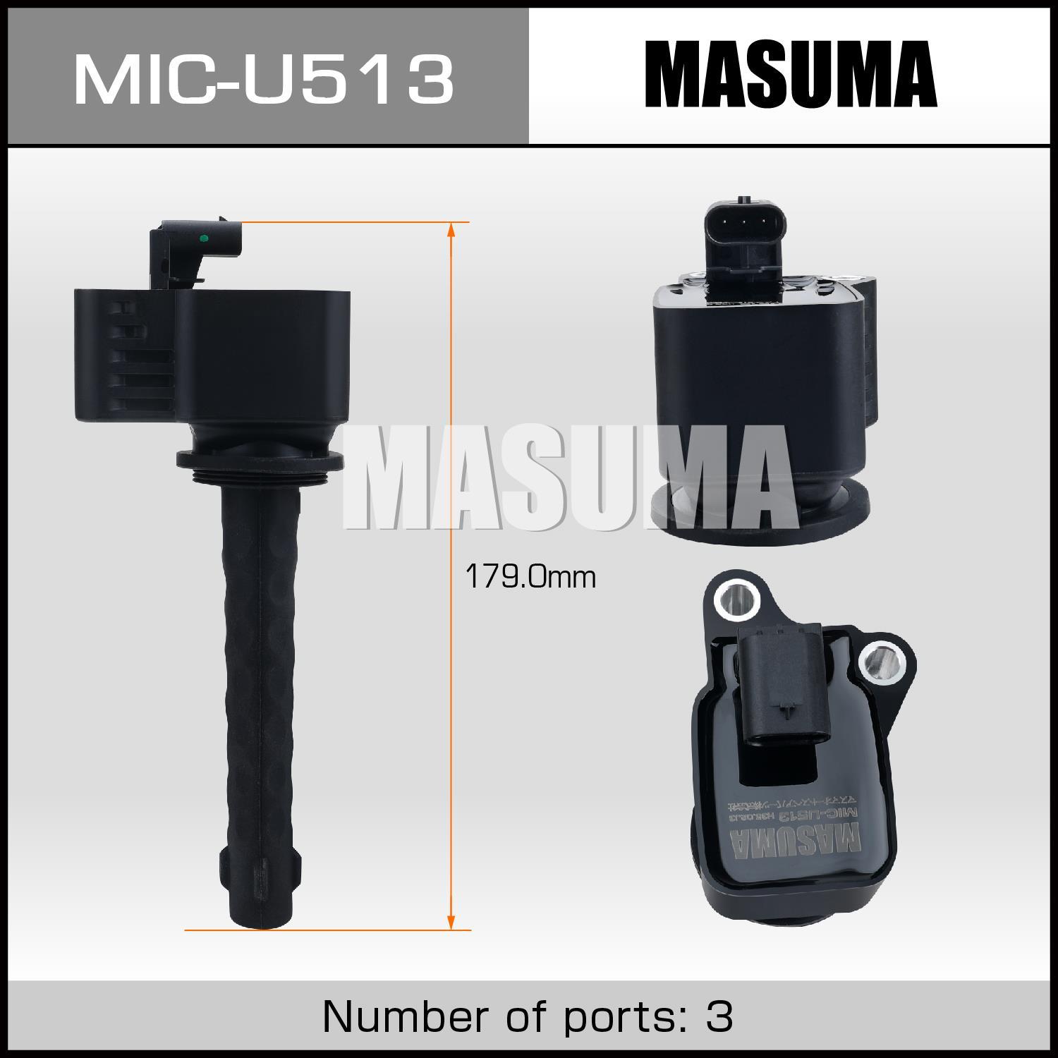 Катушки зажигания MASUMA MIC-U513