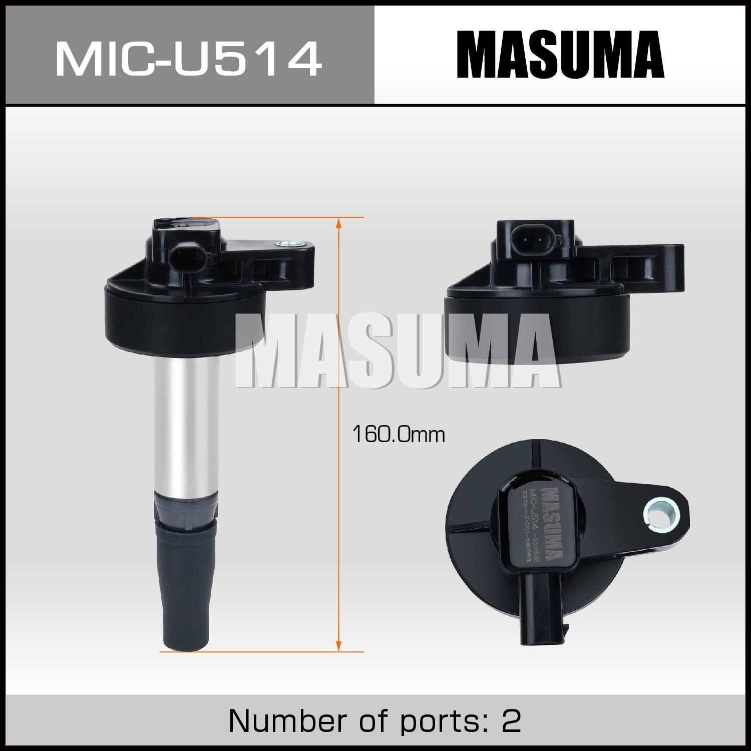 Катушки зажигания MASUMA MIC-U514