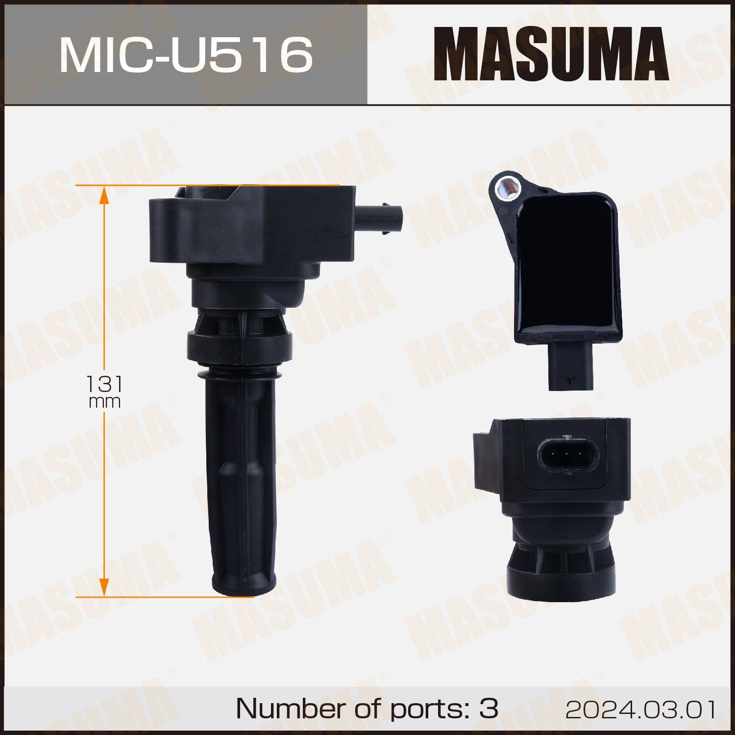Катушки зажигания MASUMA MIC-U516