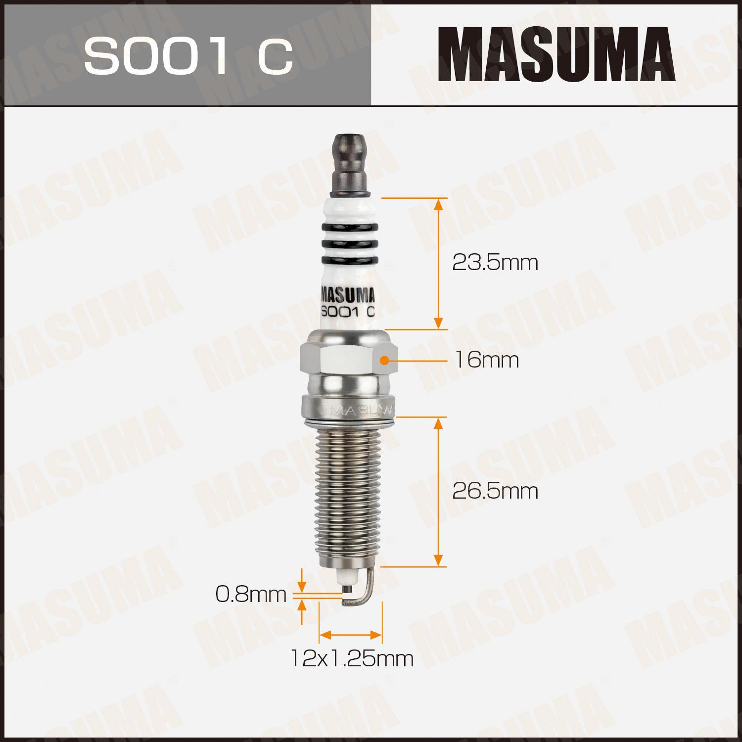 Свечи зажигания MASUMA S001C