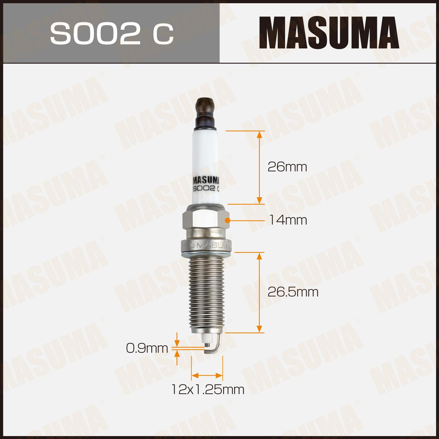 Свечи зажигания MASUMA S002C