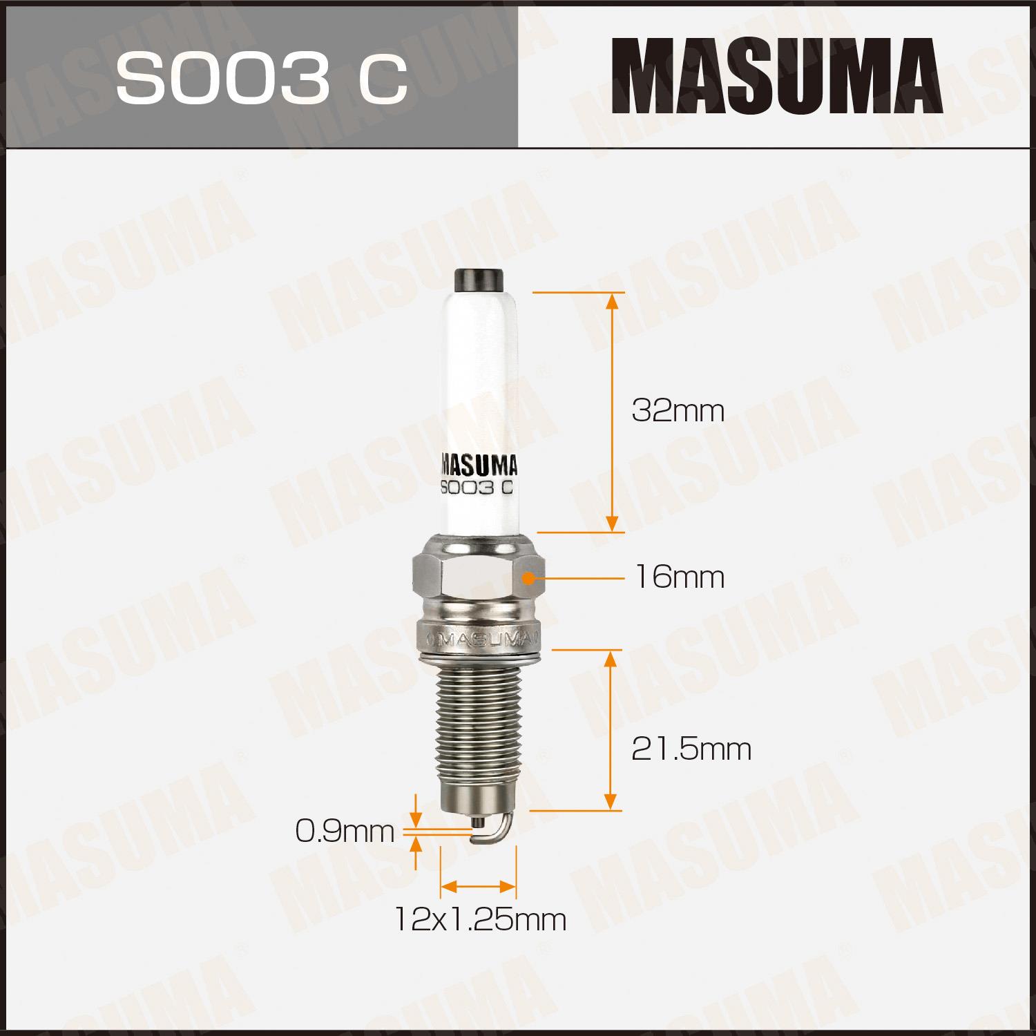Свечи зажигания MASUMA S003C