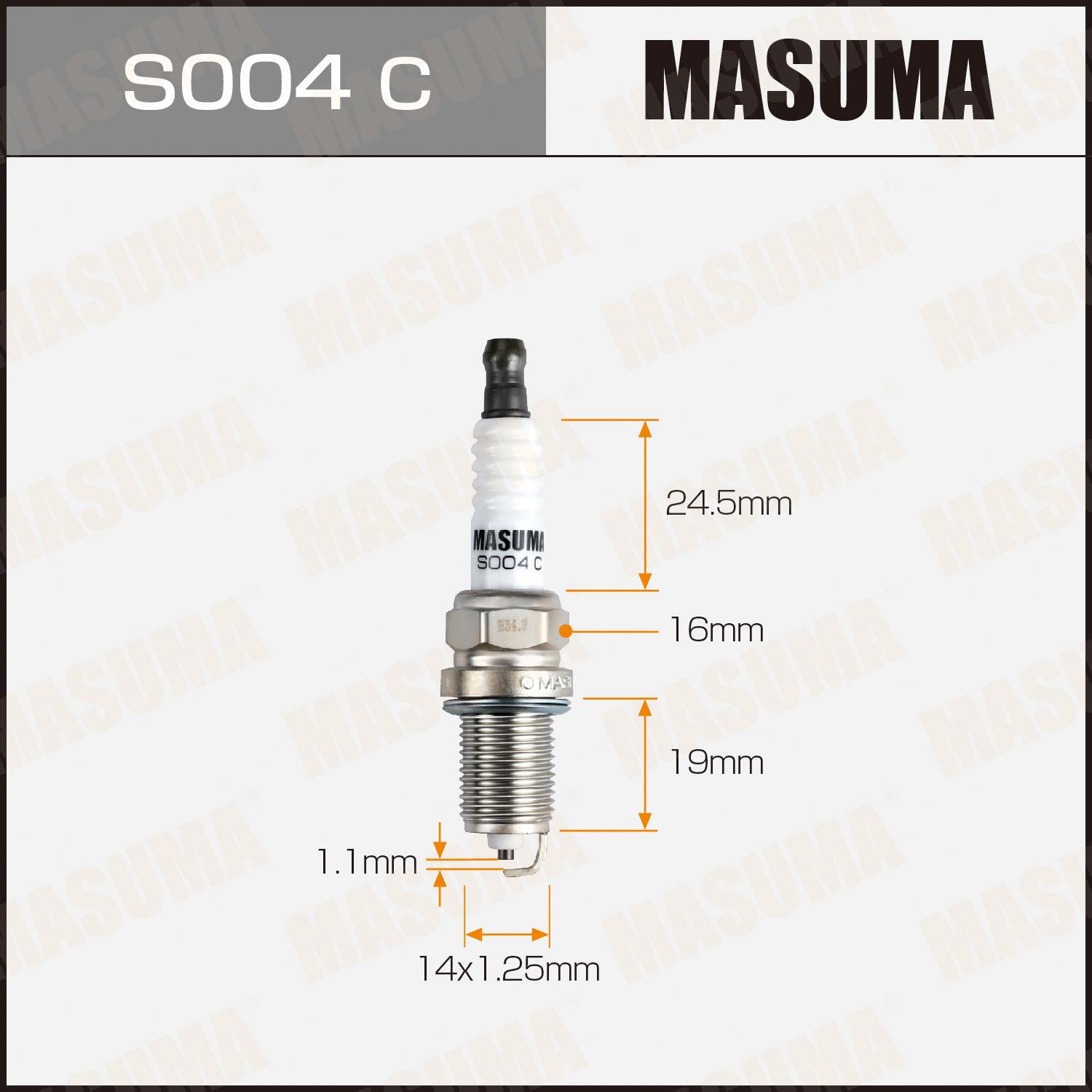 Свечи зажигания MASUMA S004C