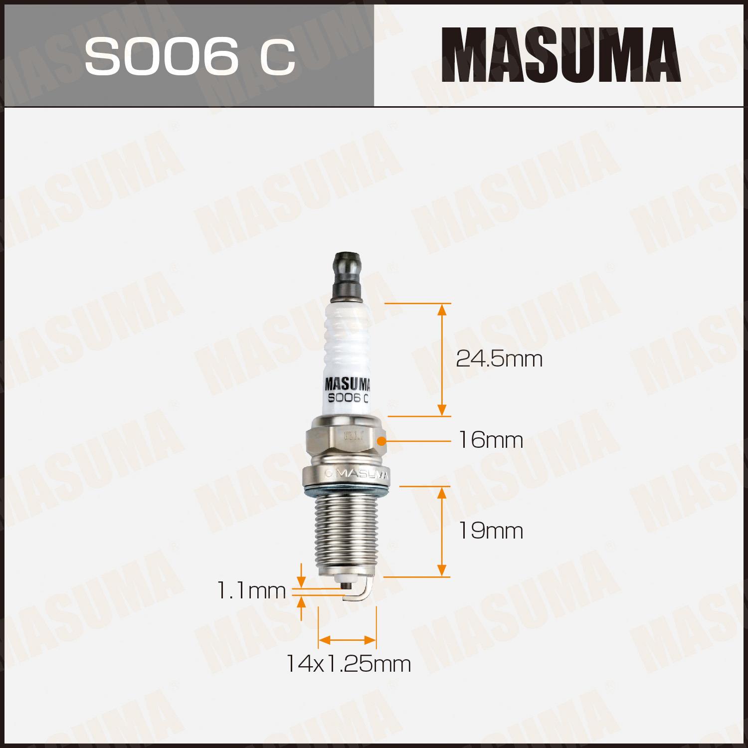 Свечи зажигания MASUMA S006C