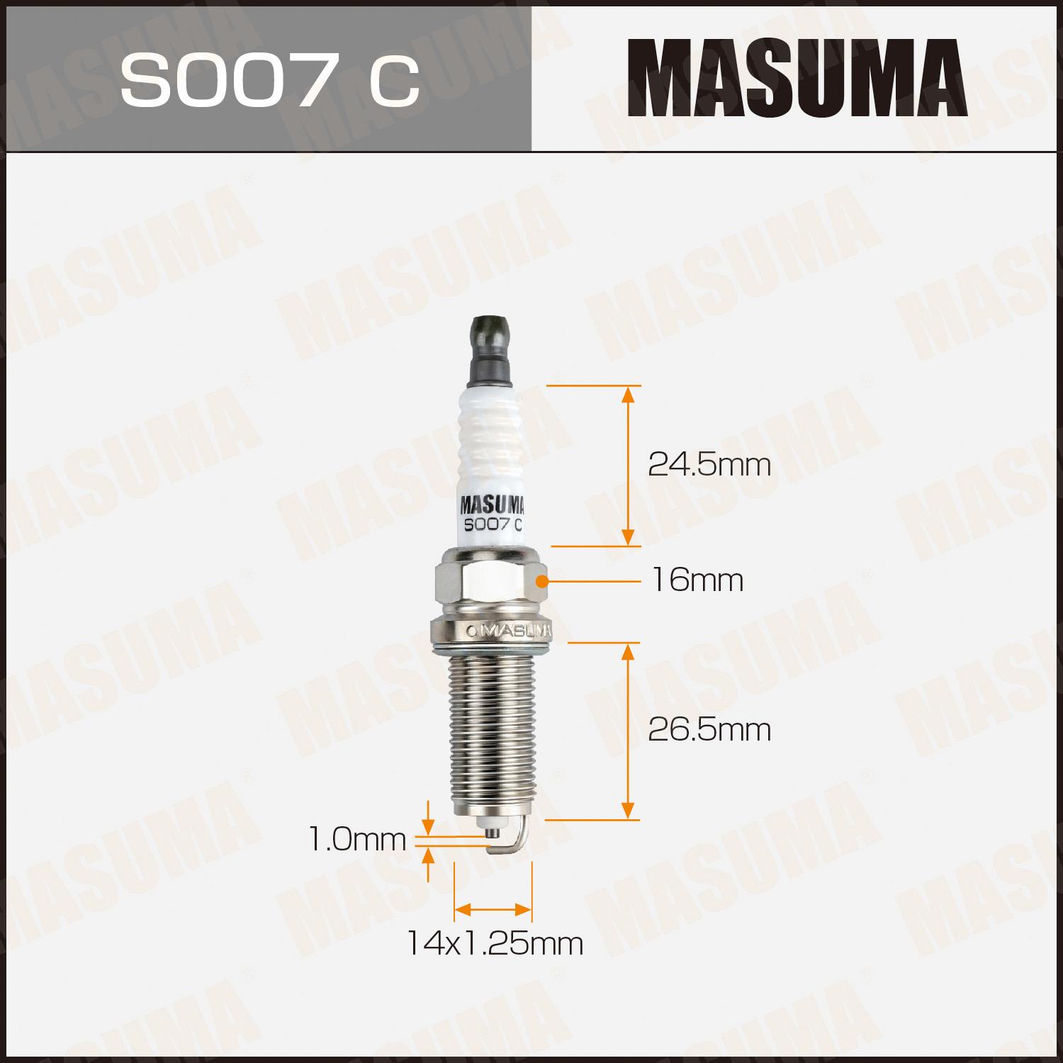 Свечи зажигания MASUMA S007C