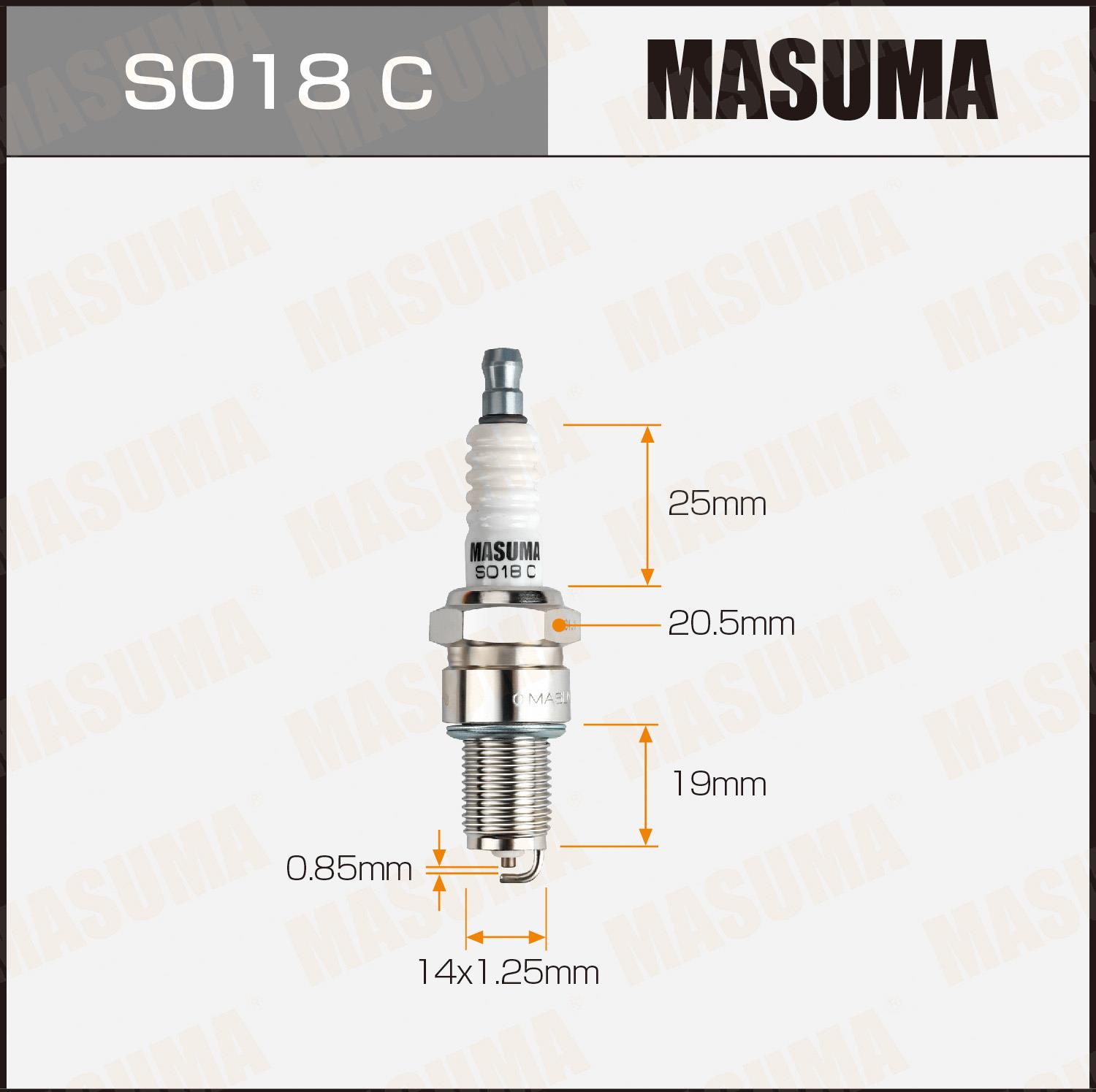 Свечи зажигания MASUMA S018C