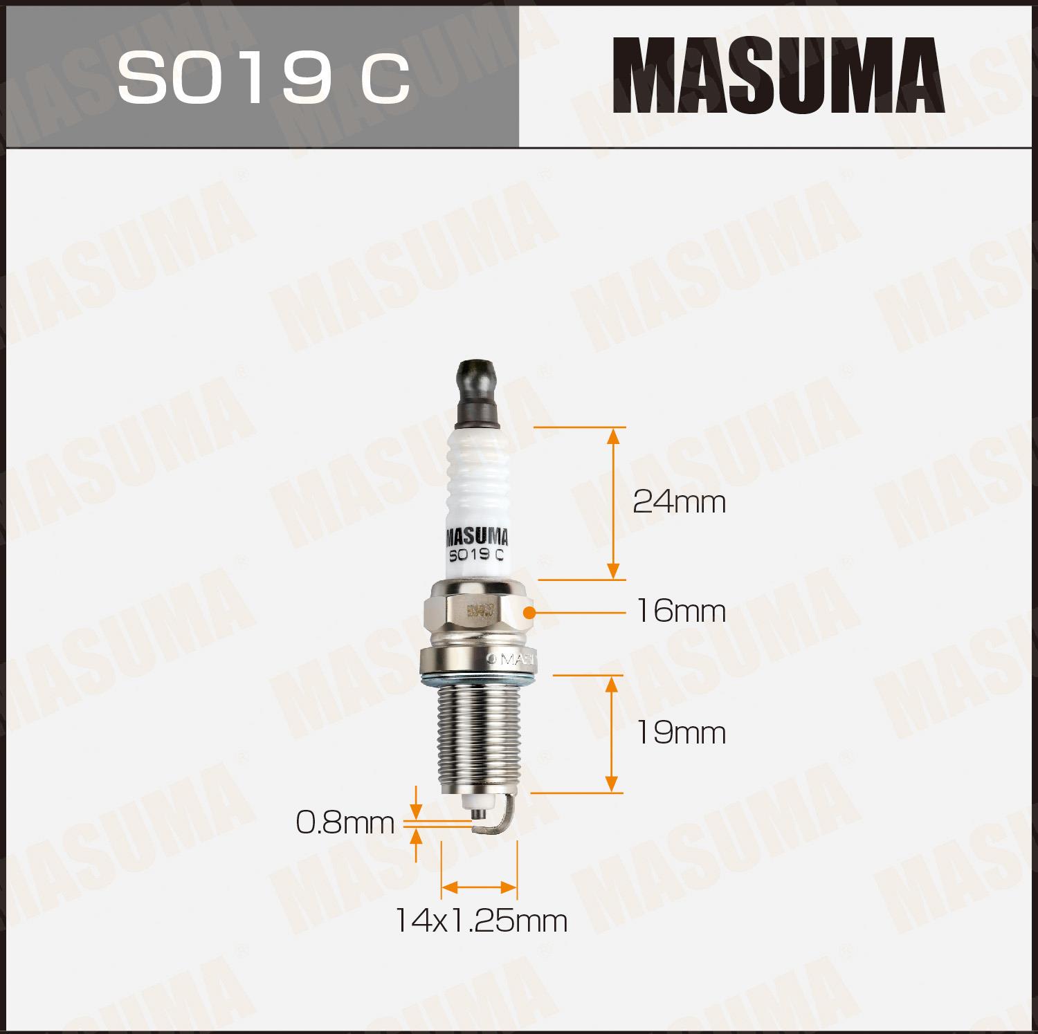 Свечи зажигания MASUMA S019C