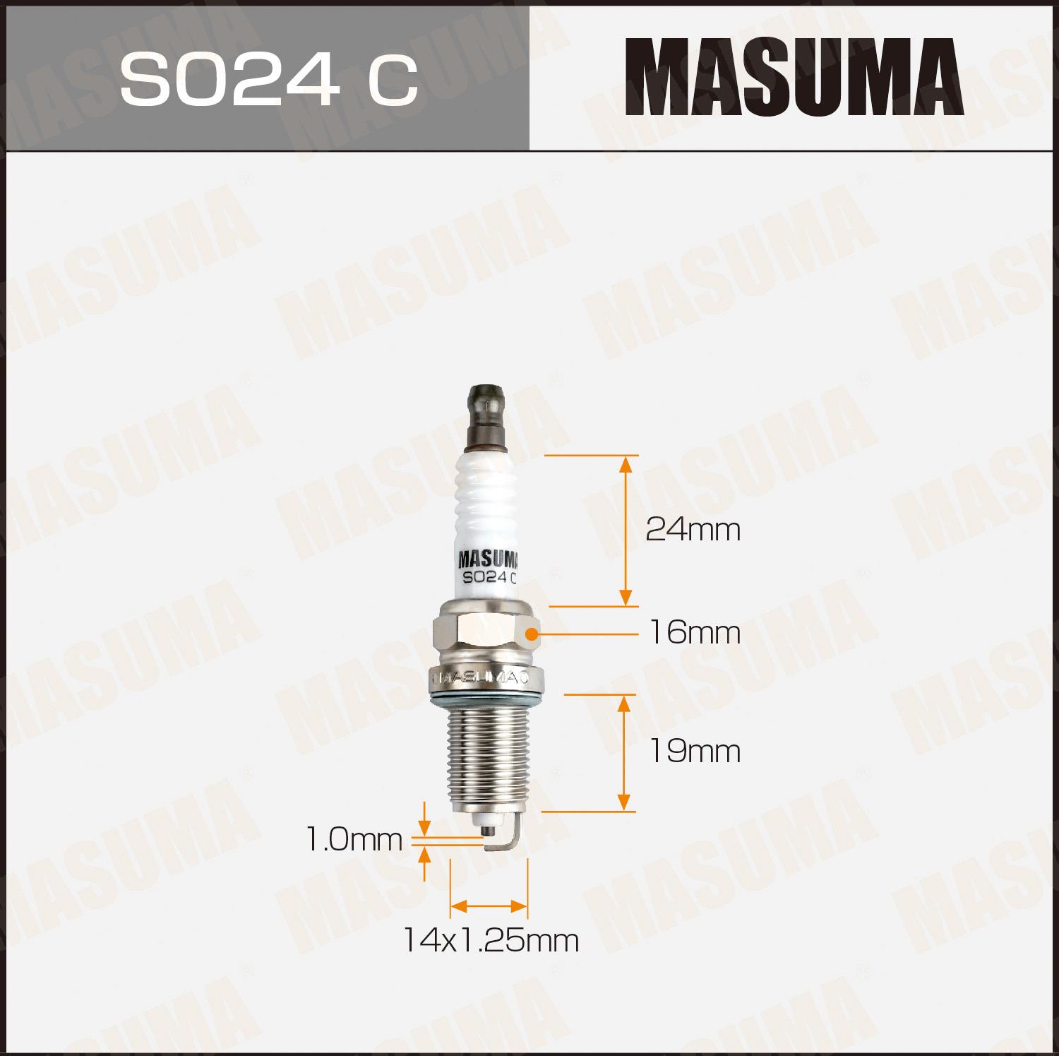 Свечи зажигания MASUMA S024C