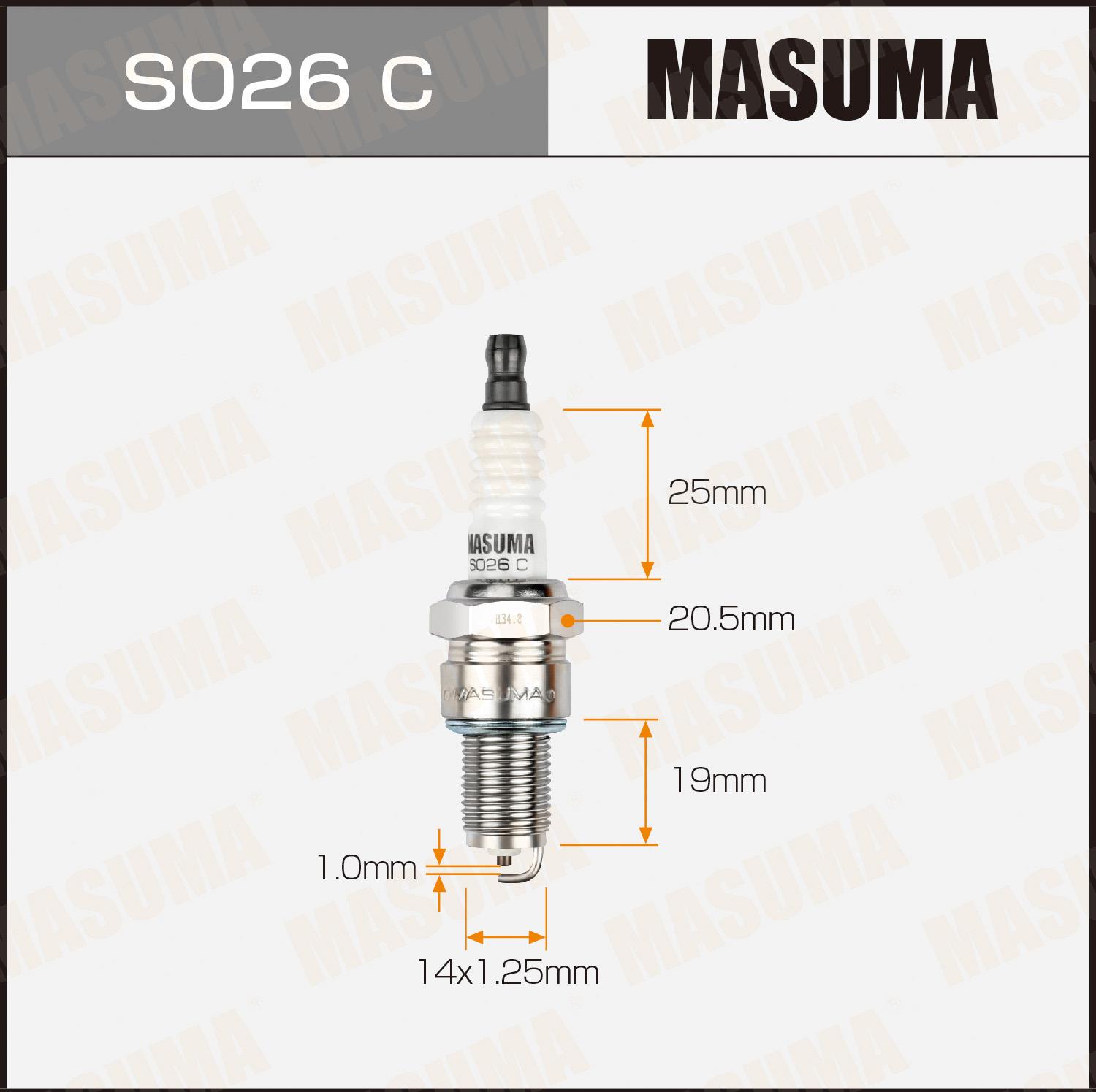 Свечи зажигания MASUMA S026C