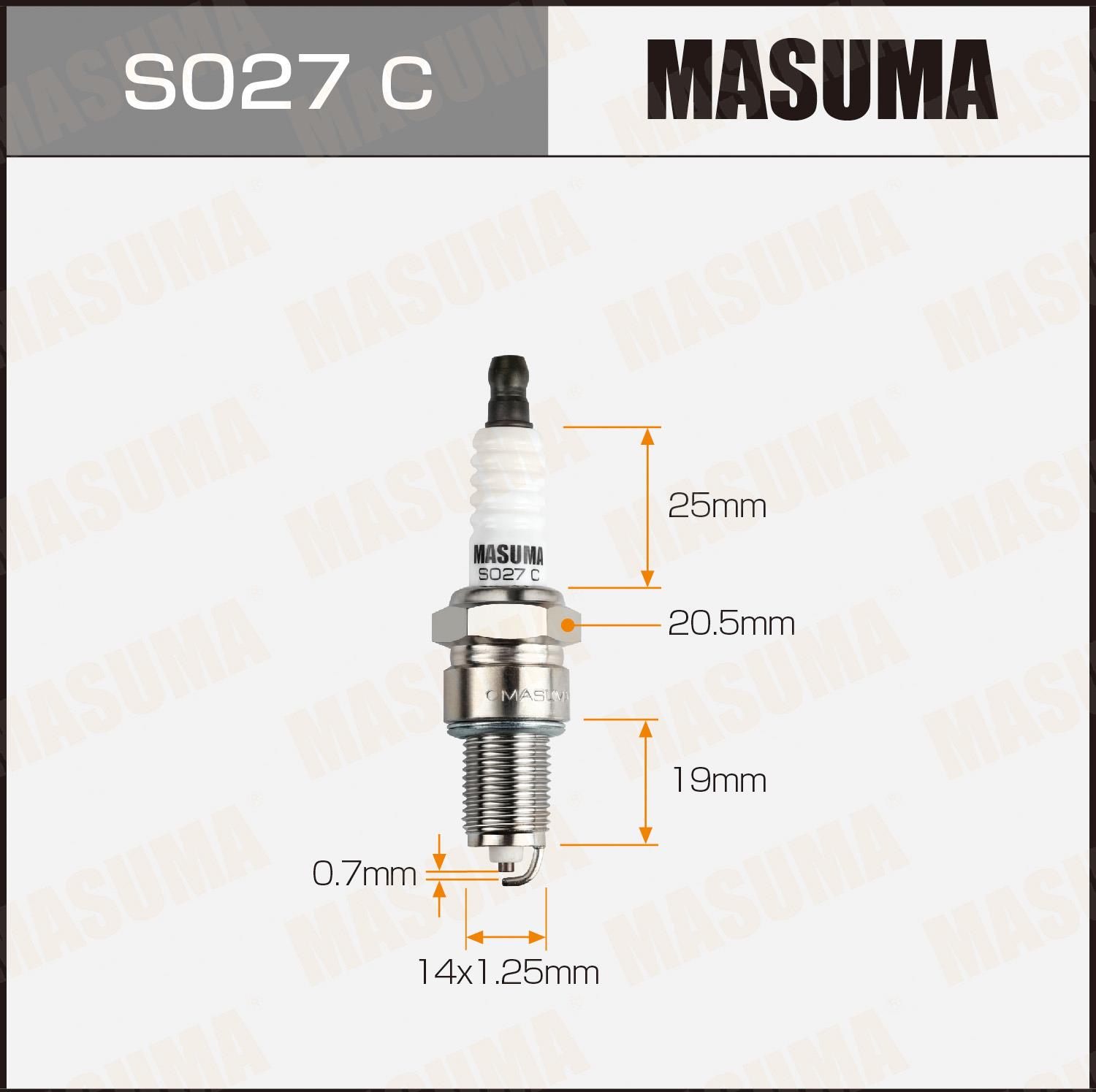 Свечи зажигания MASUMA S027C